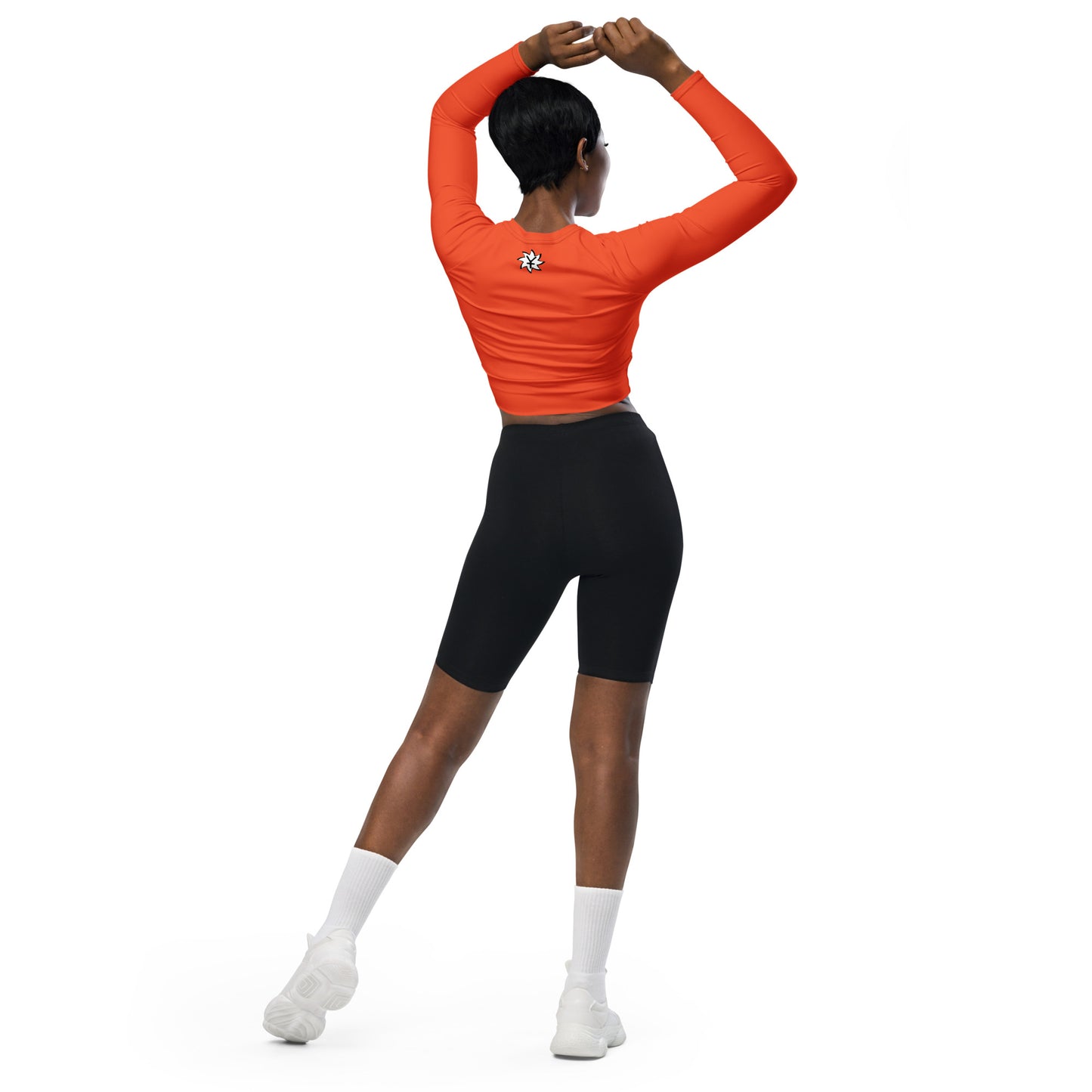 SUPA Recycled long-sleeve crop top
