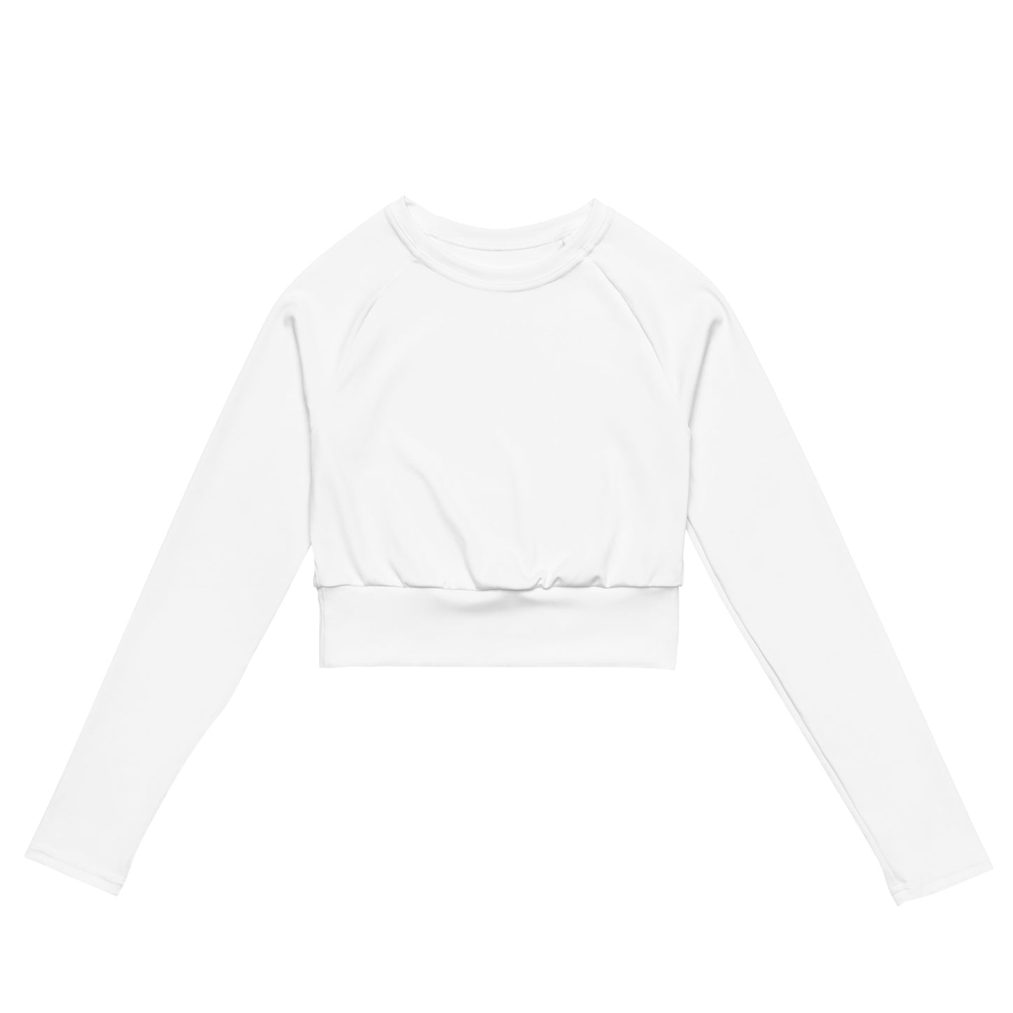 Voyea Recycled long-sleeve crop top