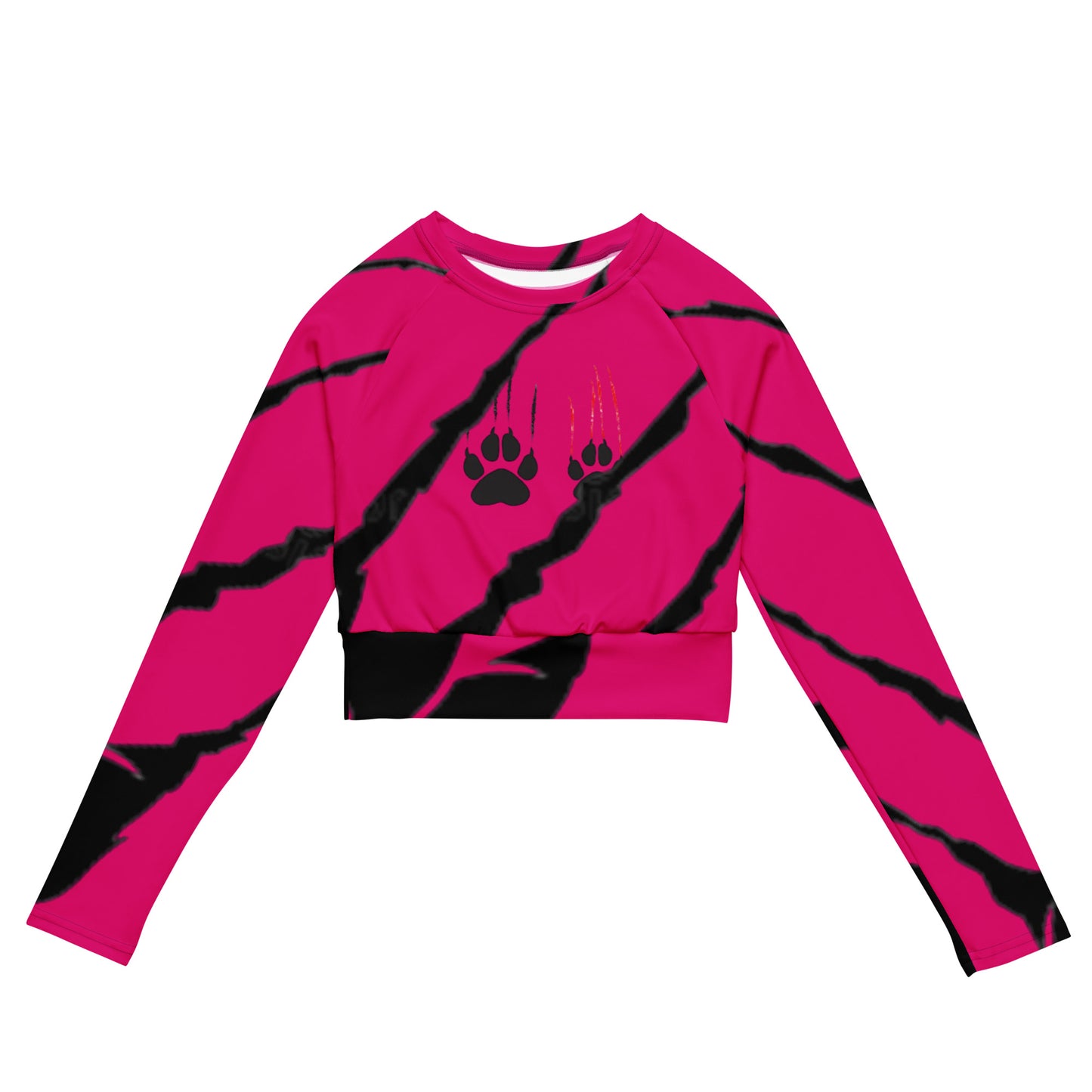 supa Recycled long-sleeve crop top
