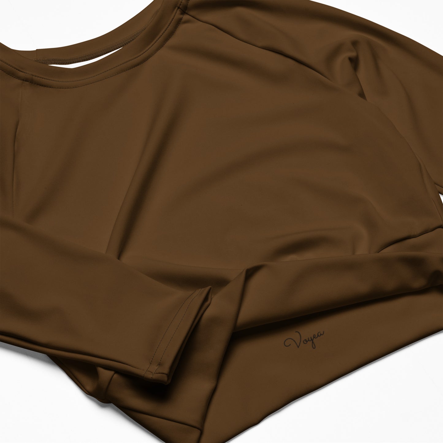 VOYEA Recycled long-sleeve crop top