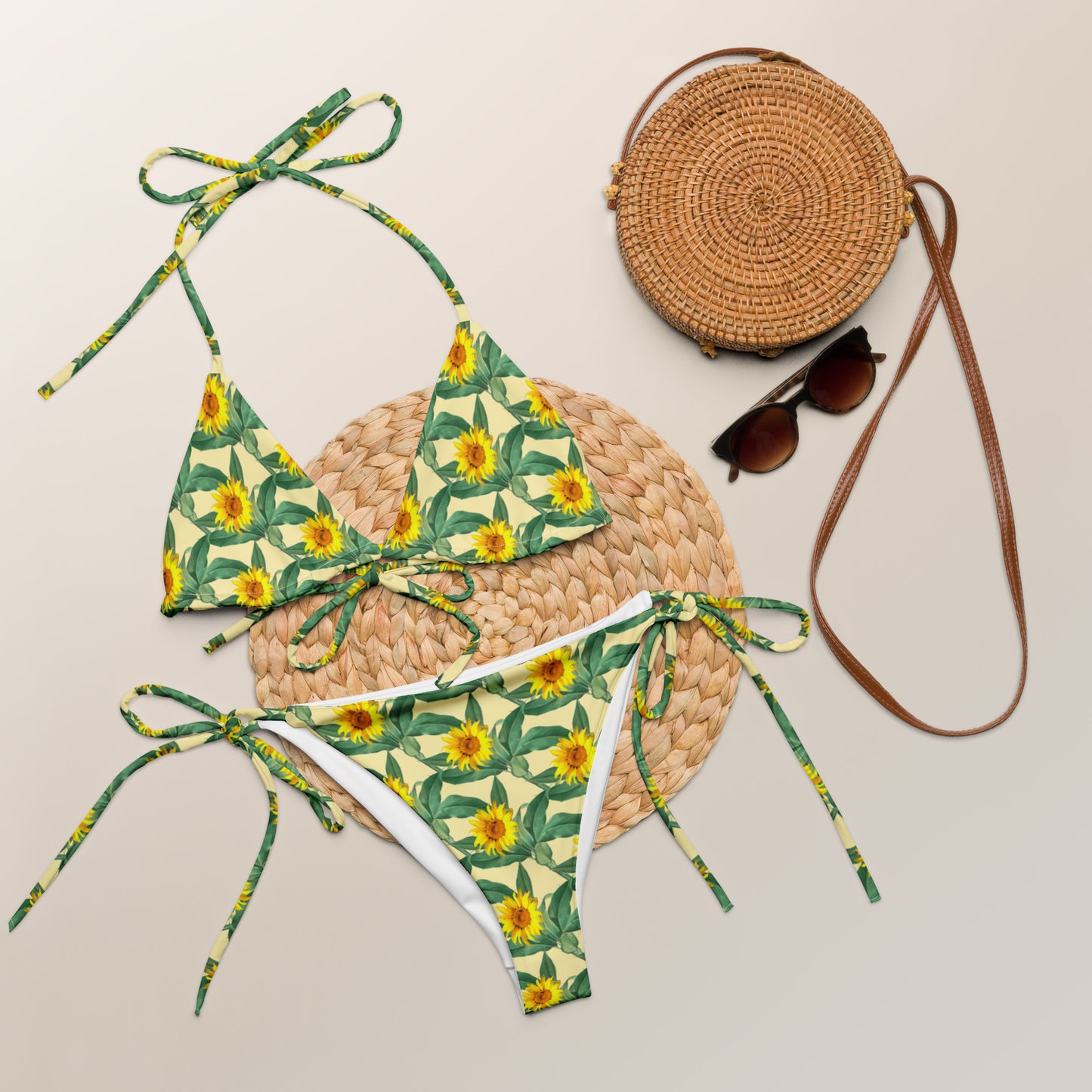 supa All-over print recycled string bikini