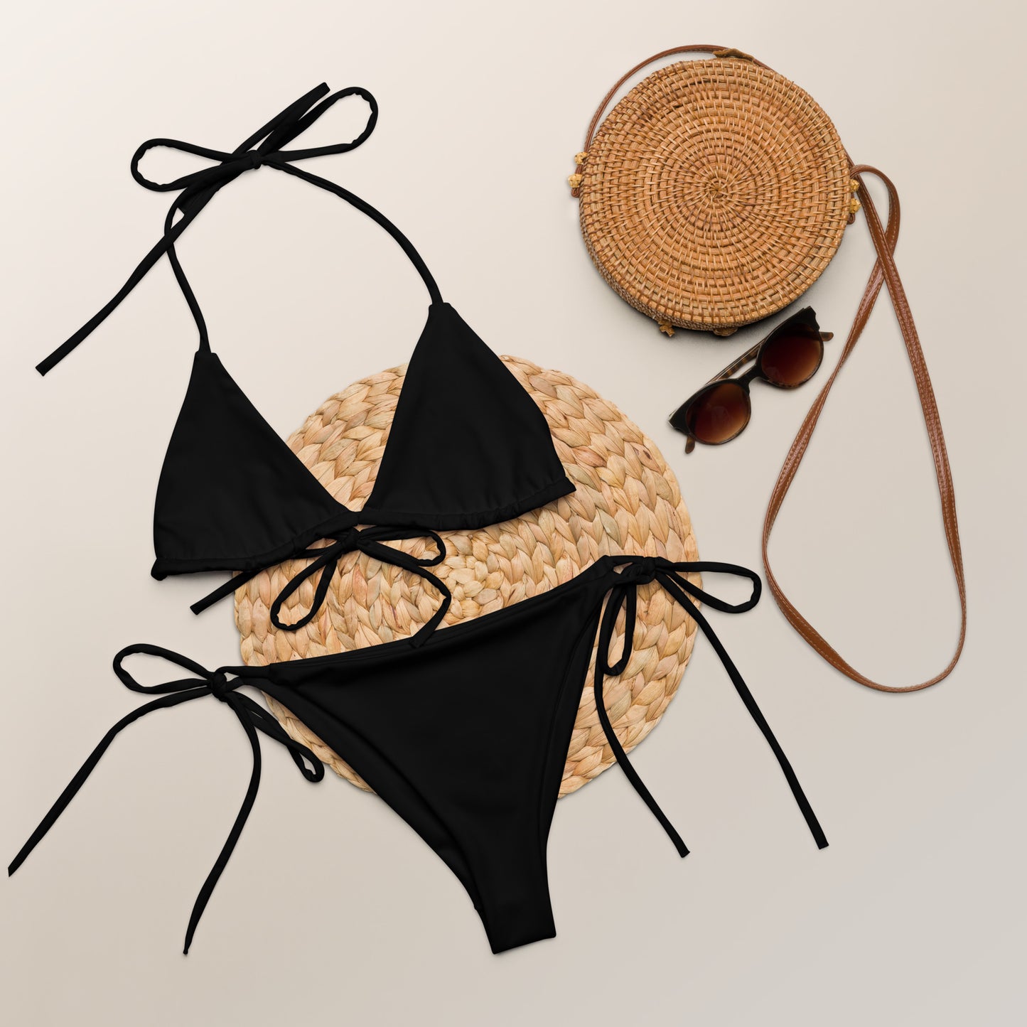 sopa All-over print recycled string bikini