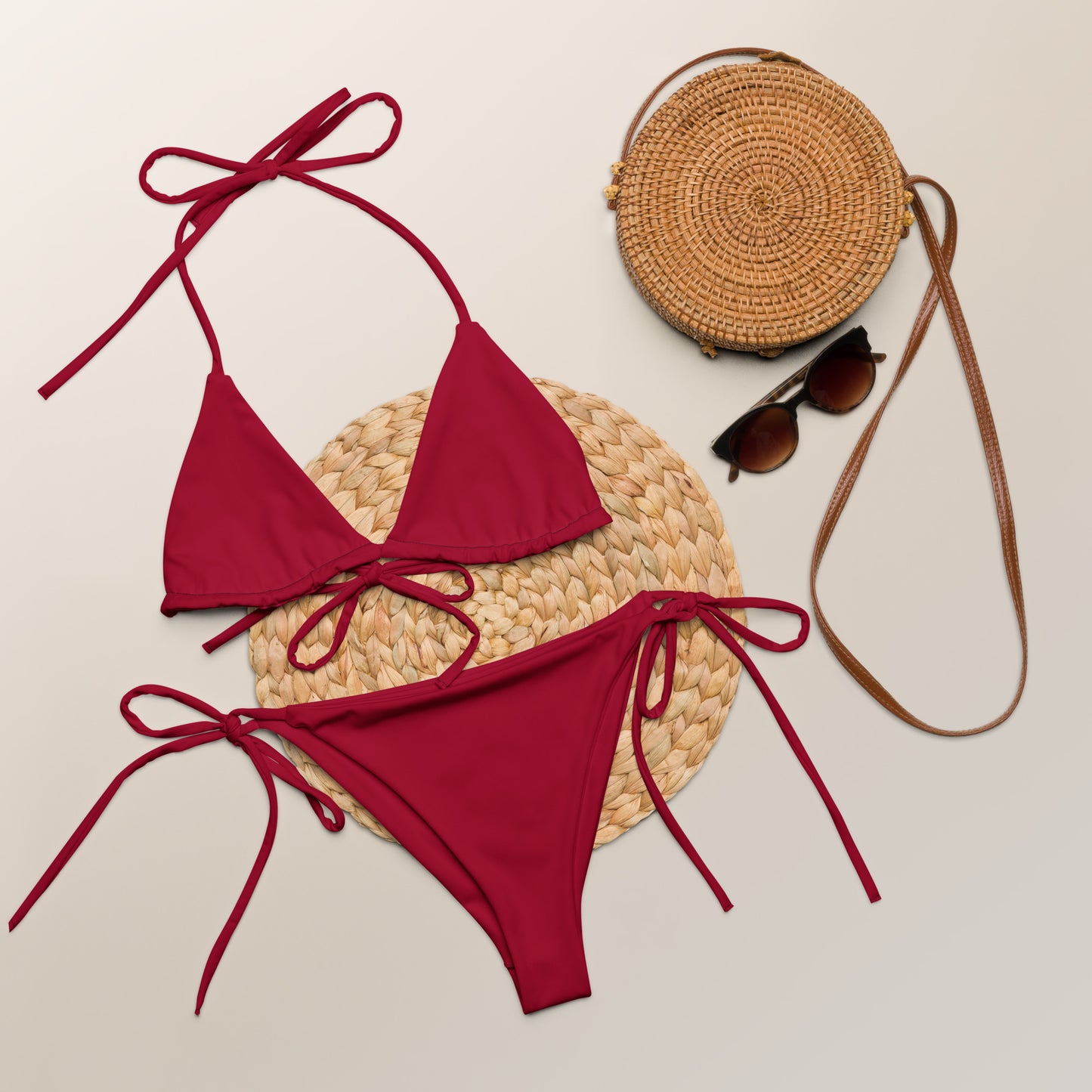 supa All-over print recycled string bikini