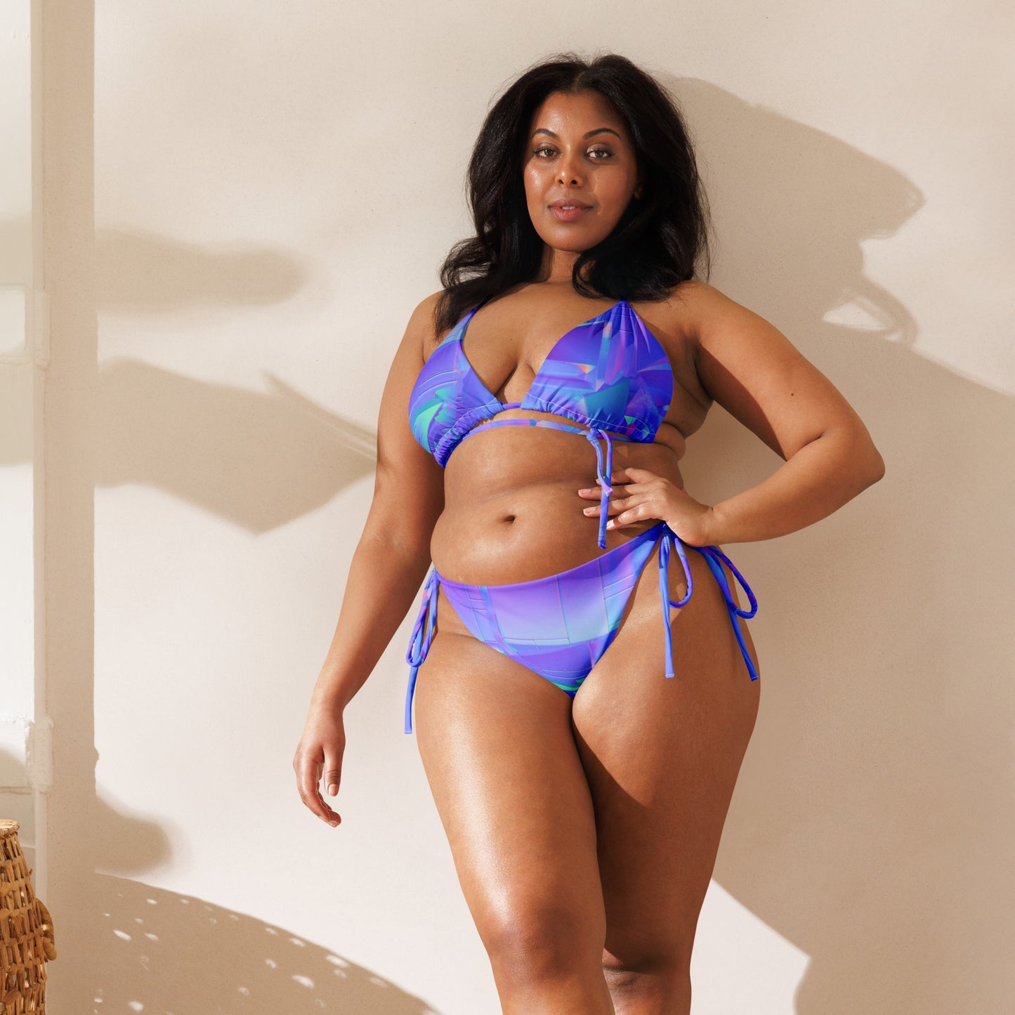 supa All-over print recycled string bikini