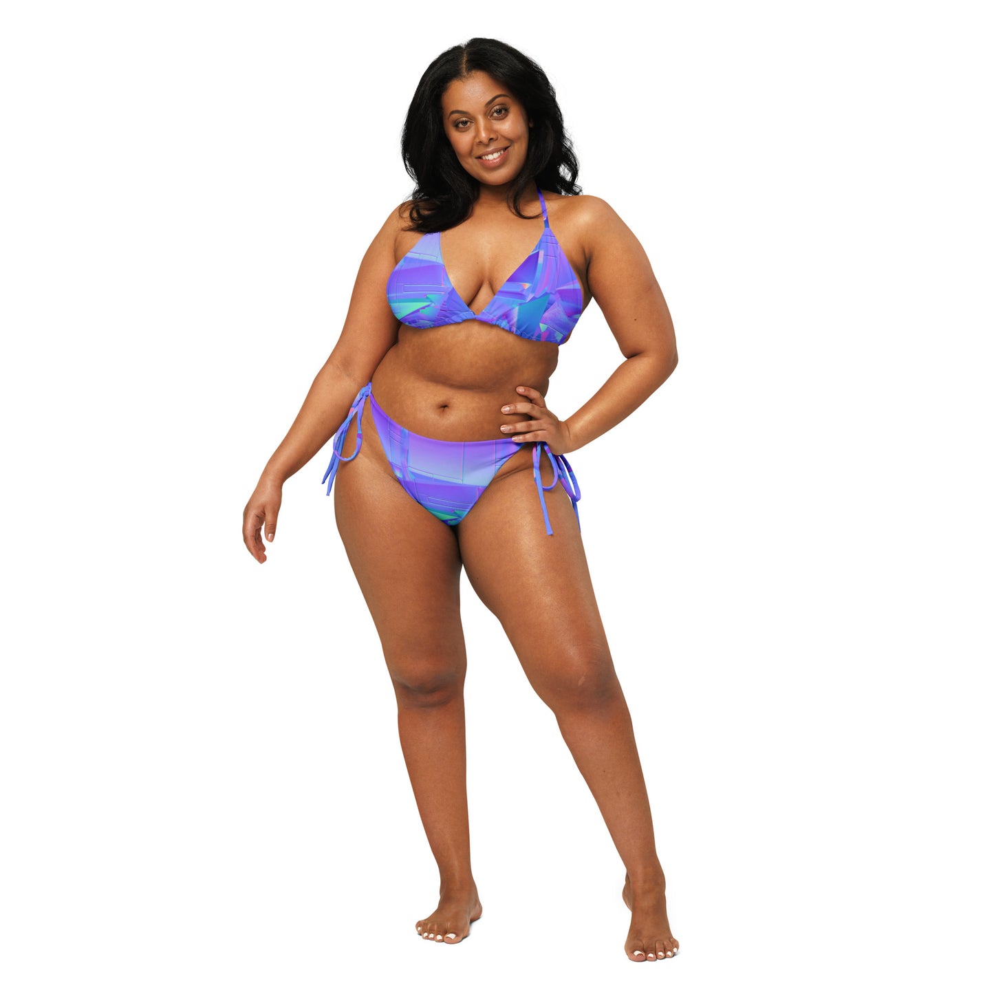 supa All-over print recycled string bikini