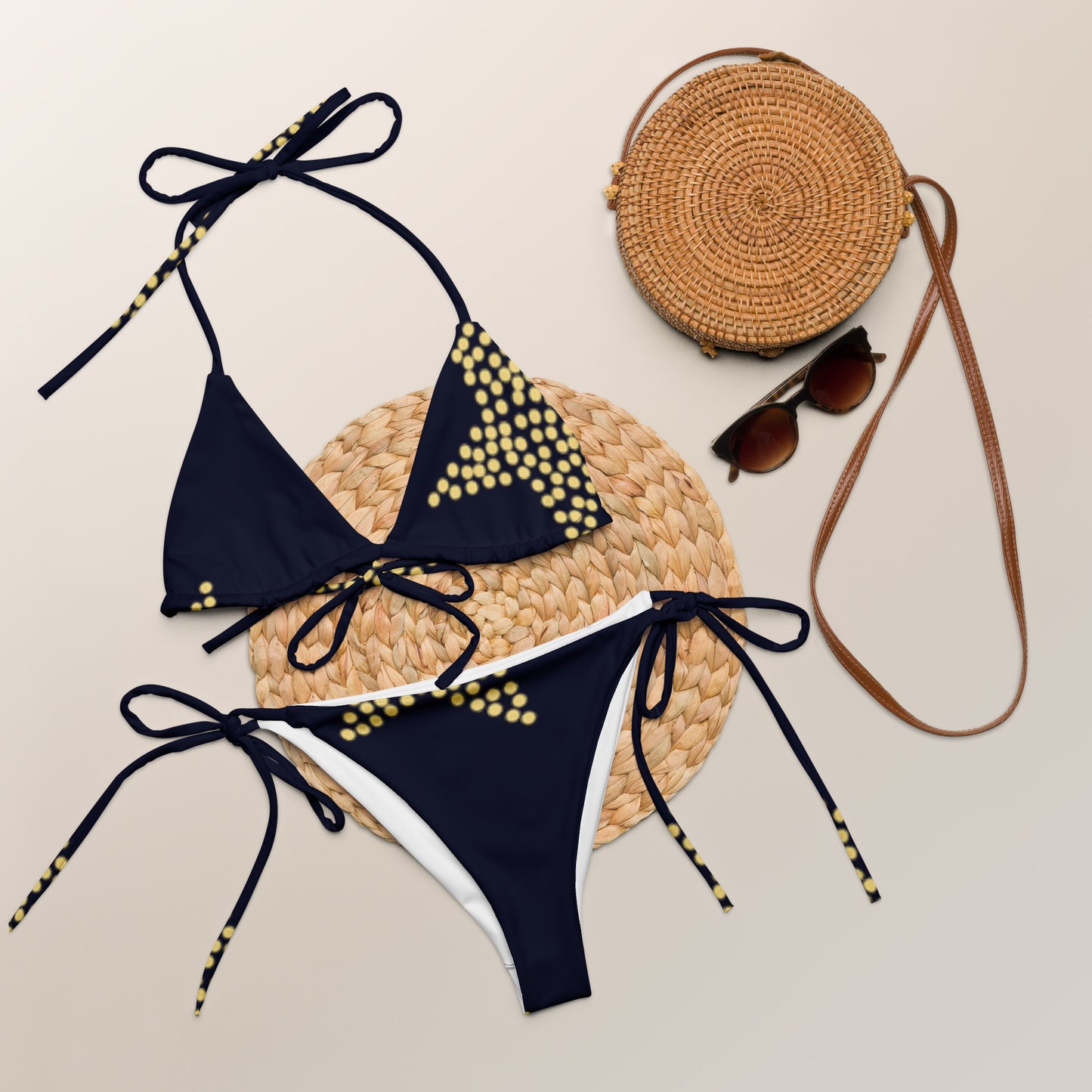 supa All-over print recycled string bikini