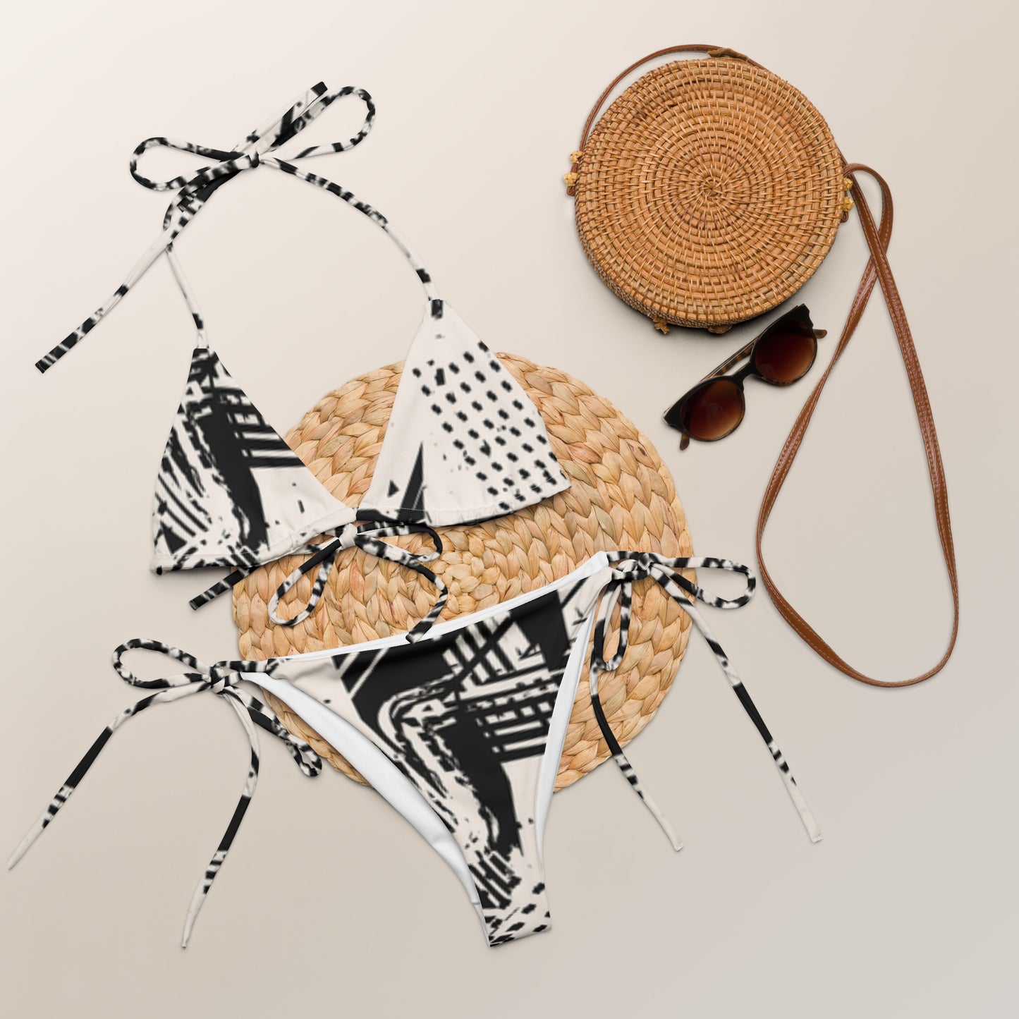 supa All-over print recycled string bikini