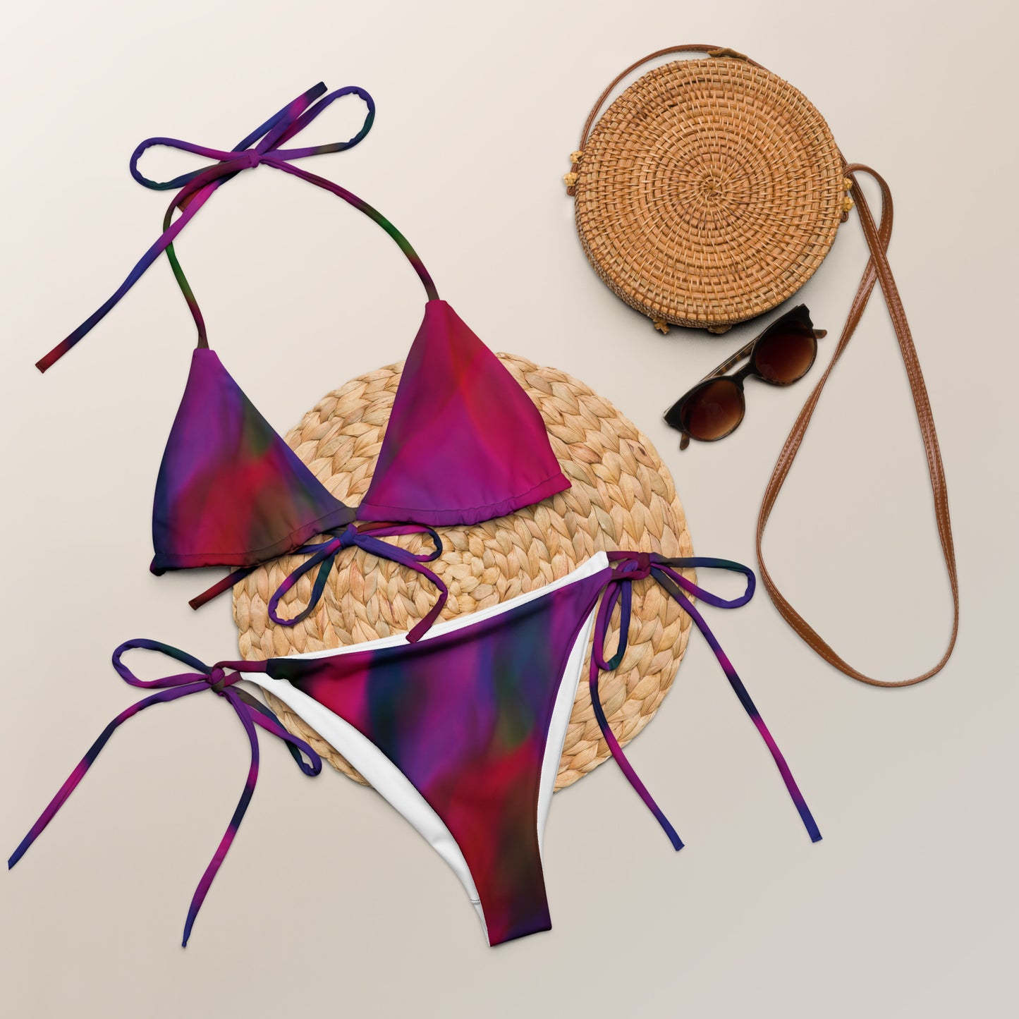 supa All-over print recycled string bikini