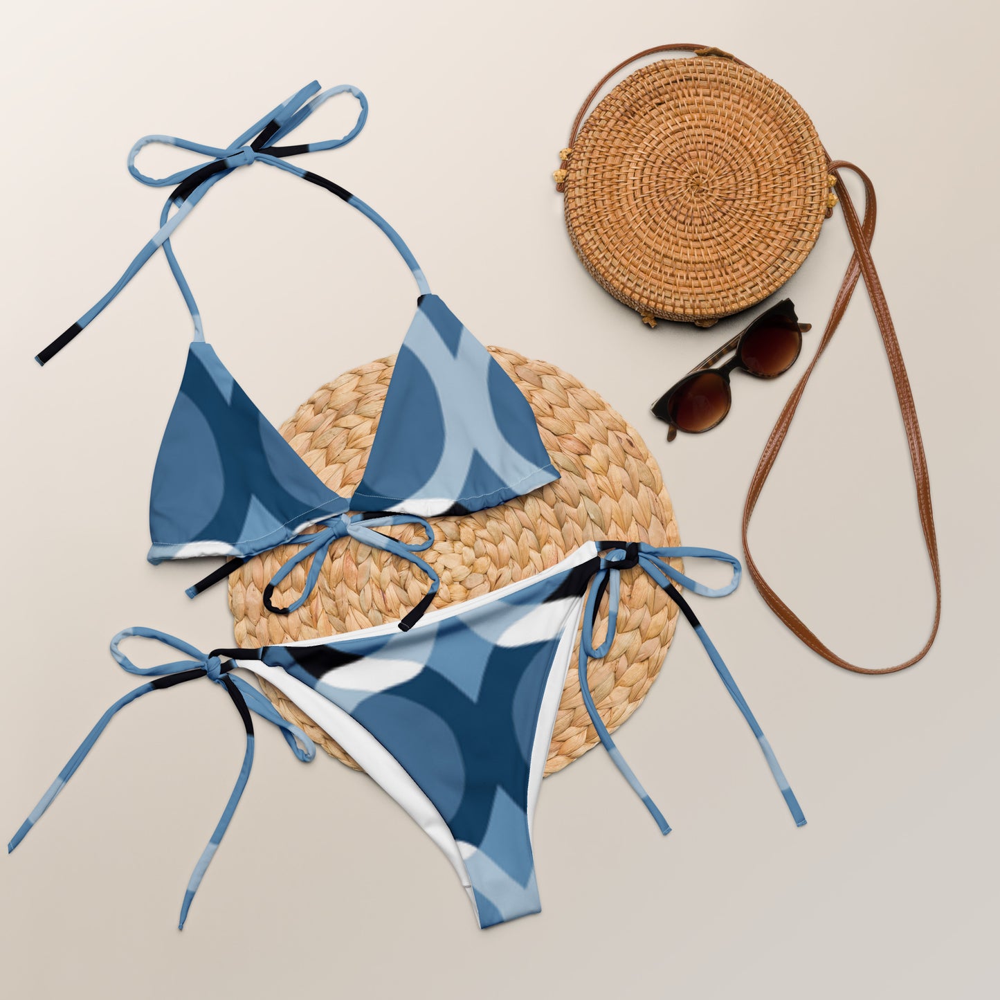 supa All-over print recycled string bikini