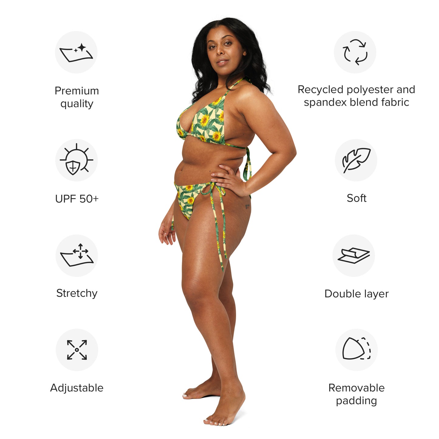 supa All-over print recycled string bikini