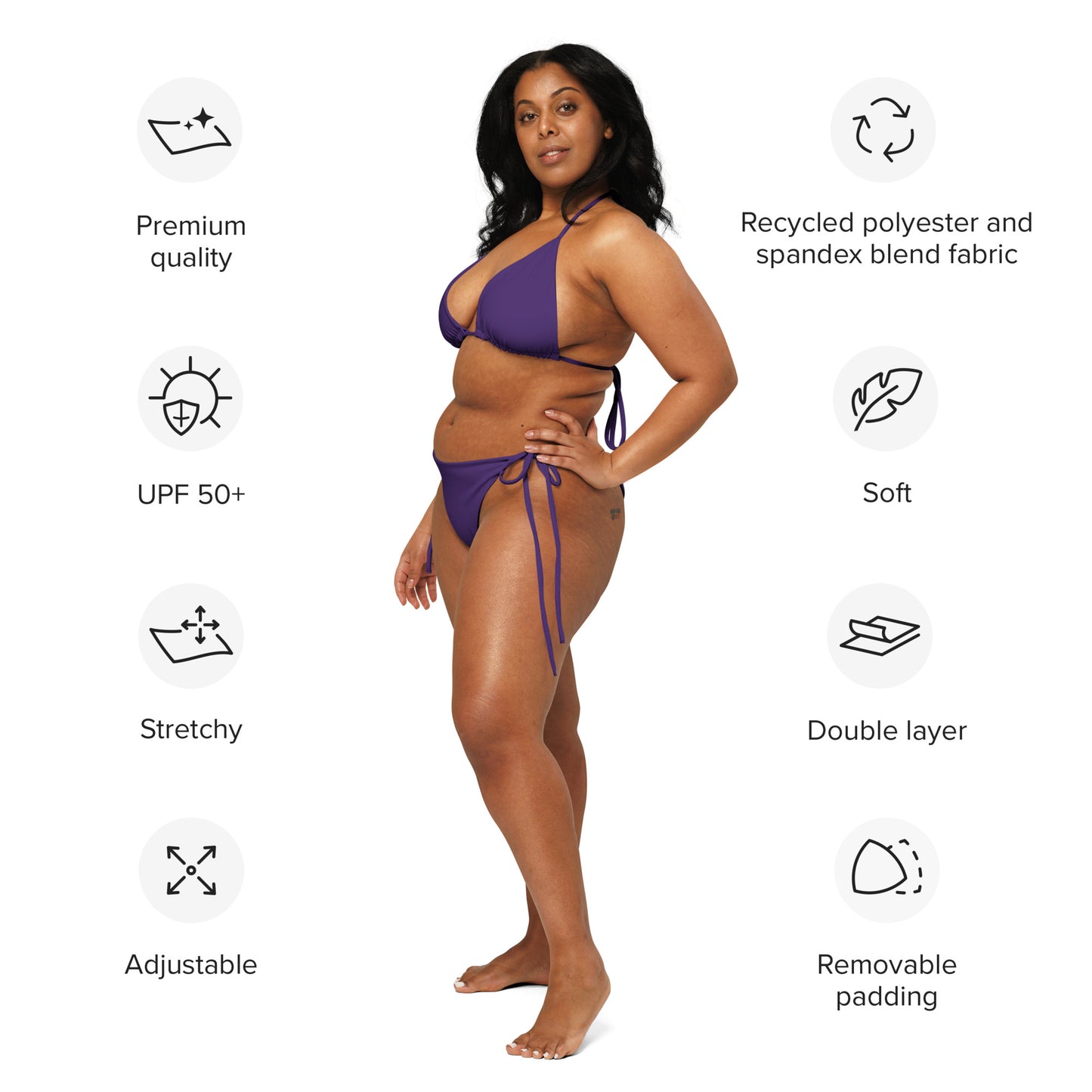 supa All-over print recycled string bikini