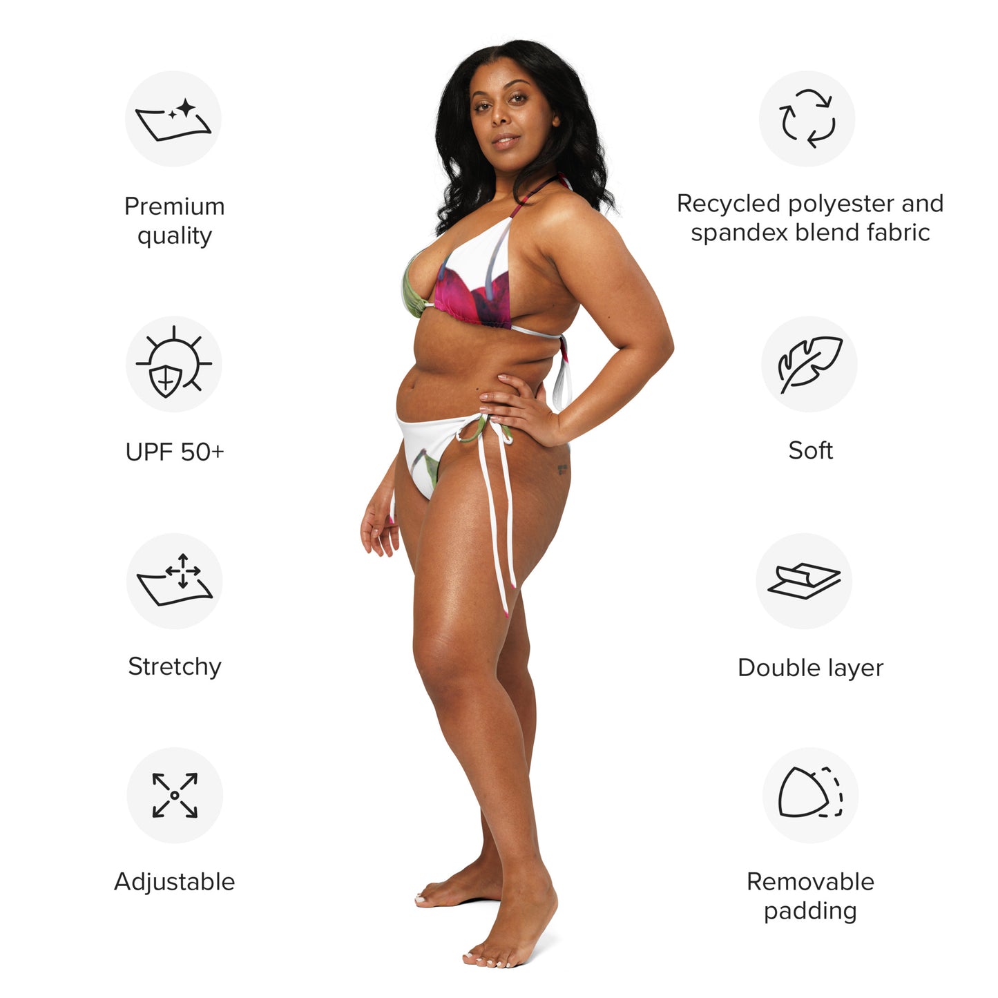 supa  All-over print recycled string bikini