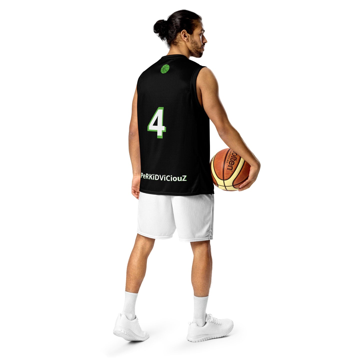 supa black Recycled unisex basketball jersey