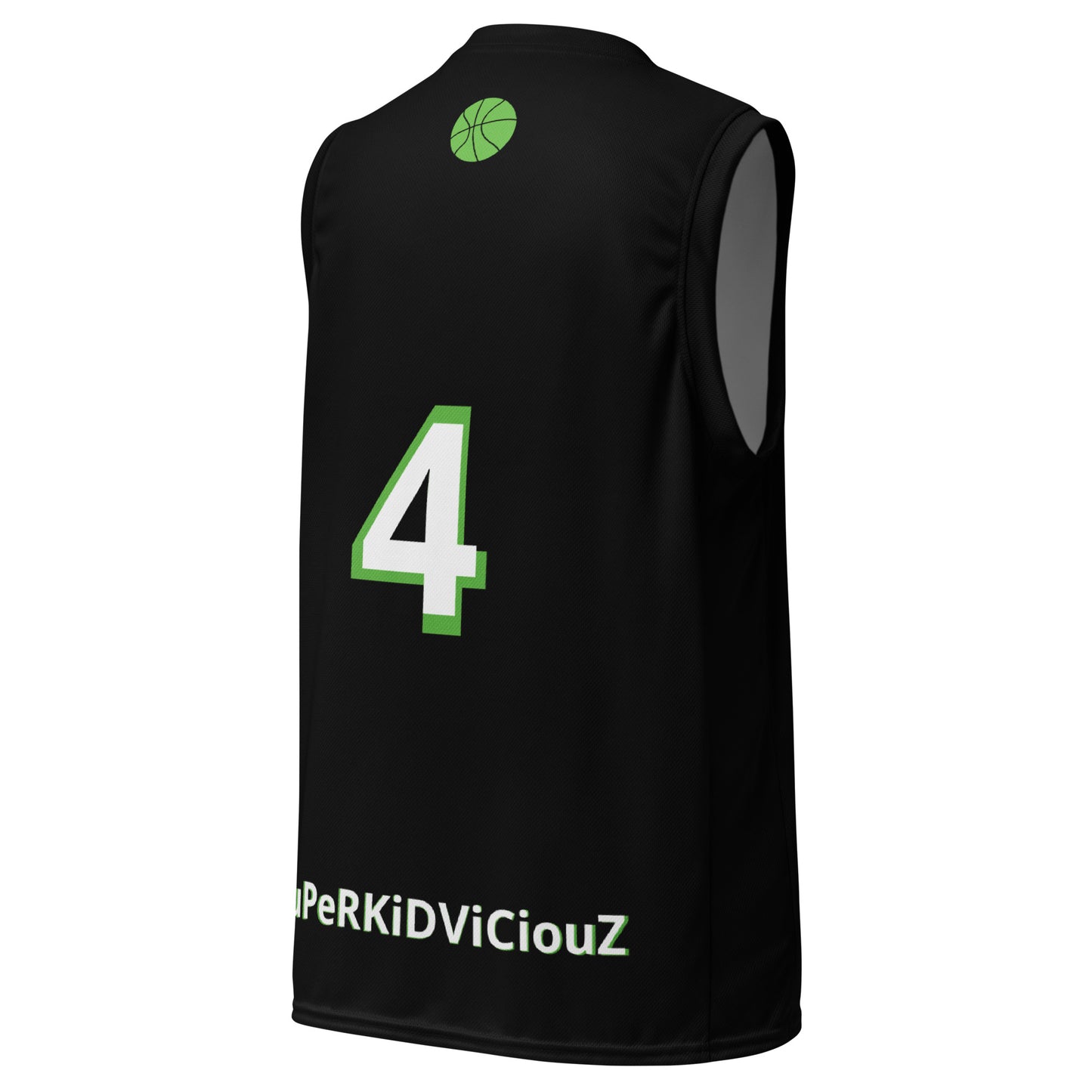 supa black Recycled unisex basketball jersey