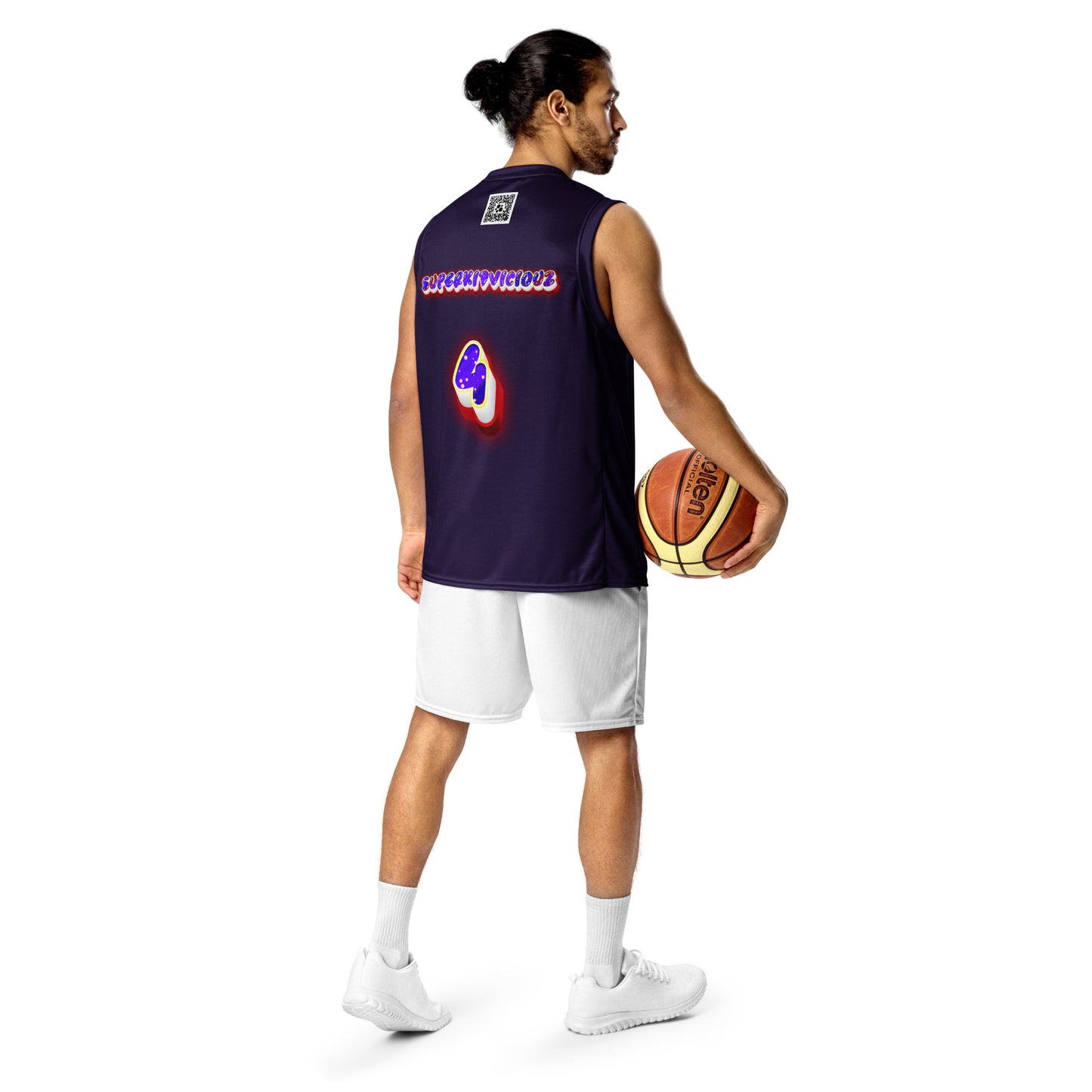 SUPA Recycled unisex basketball jersey