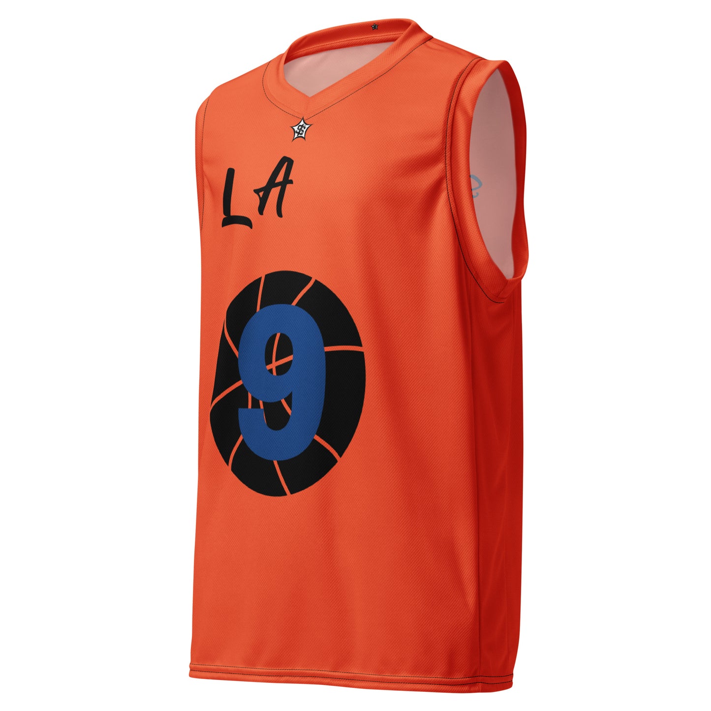 SUPA ORANGE Recycled unisex basketball jersey