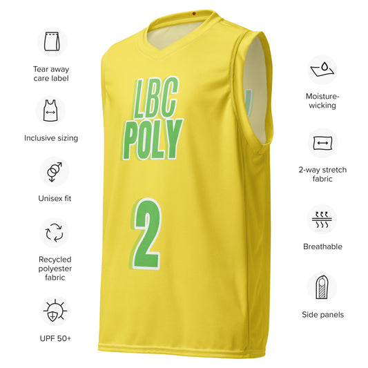 SUPA Recycled unisex basketball jersey