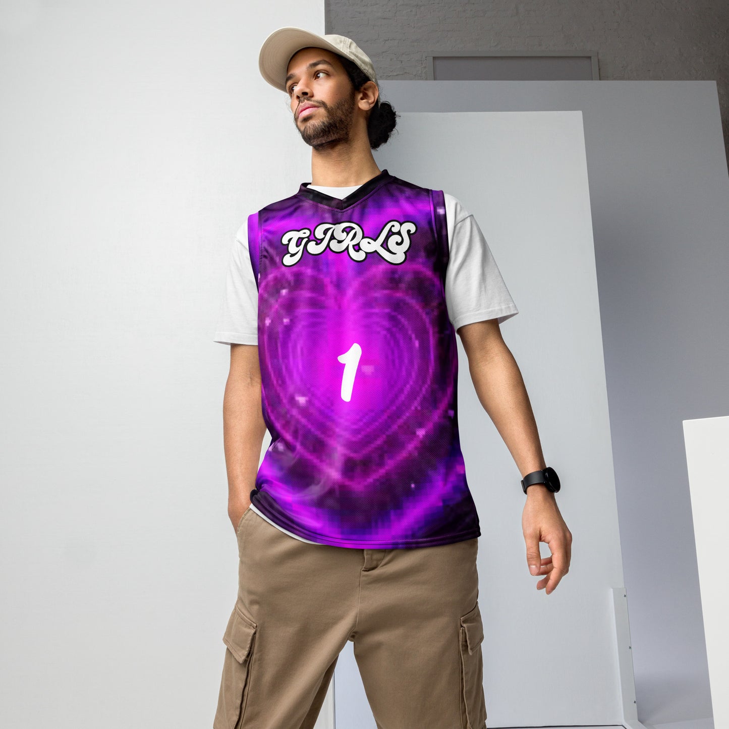 SUPA Recycled unisex basketball jersey
