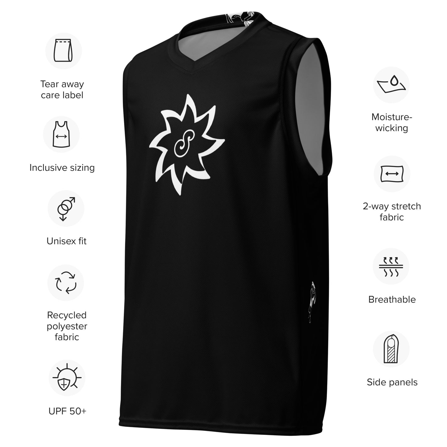 SUPA Recycled unisex basketball jersey