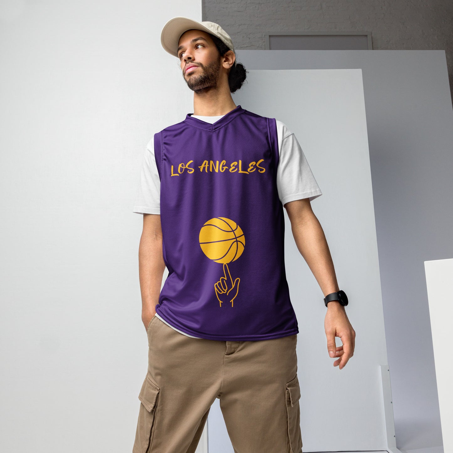 SUPA PA  Recycled unisex basketball jersey