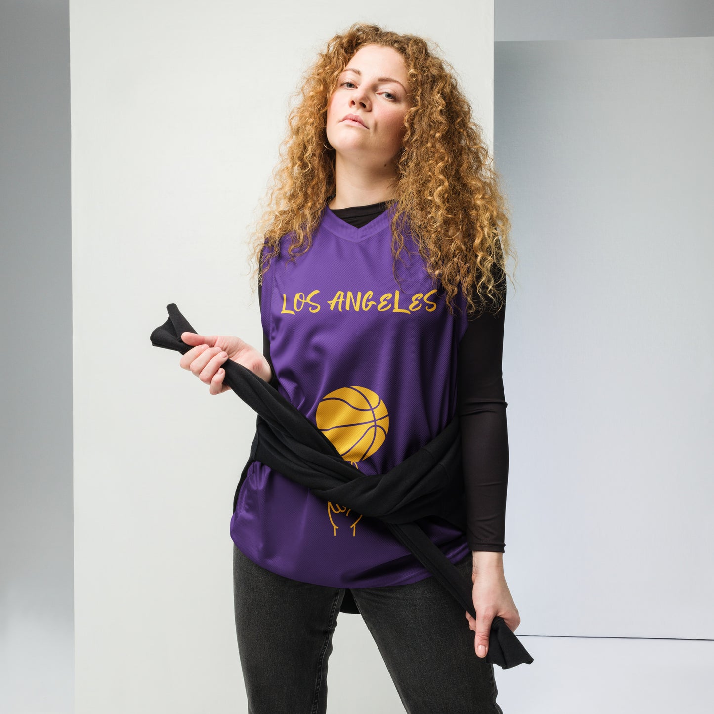 SUPA PA  Recycled unisex basketball jersey