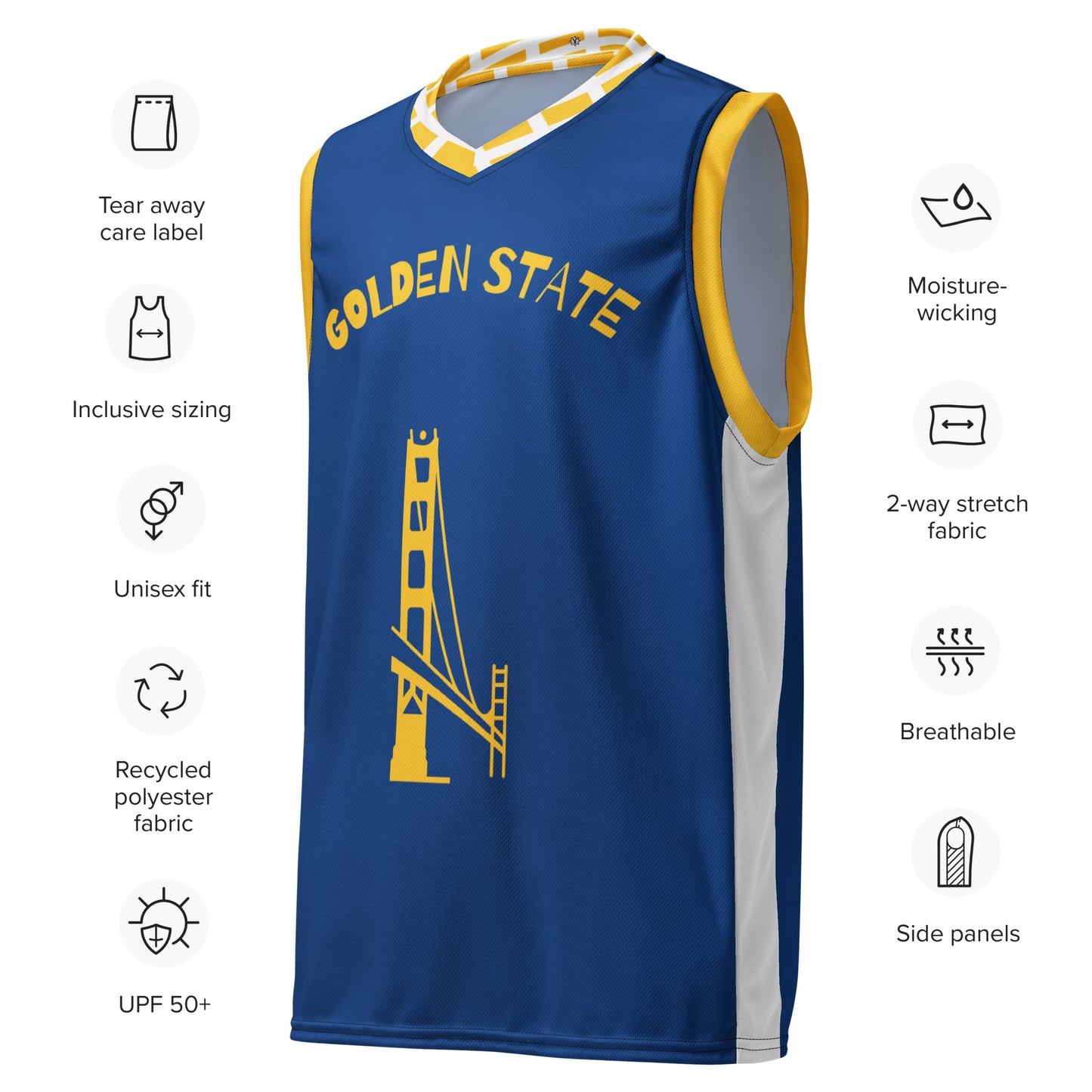 SUPA Recycled unisex basketball jersey