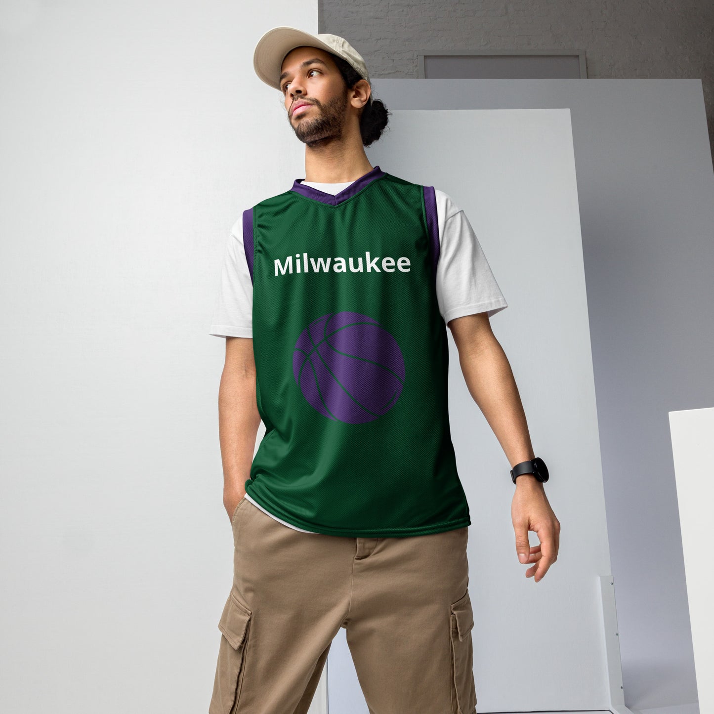 SUPA Recycled unisex basketball jersey