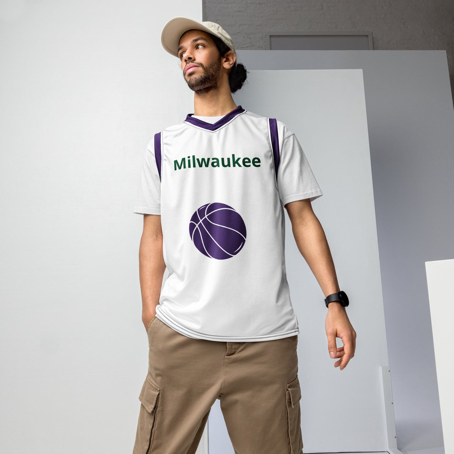 SUPA Recycled unisex basketball jersey
