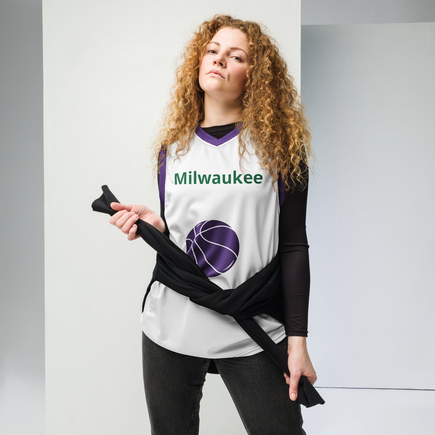 SUPA Recycled unisex basketball jersey
