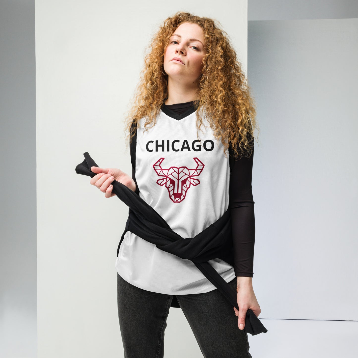SUPA Recycled unisex basketball jersey