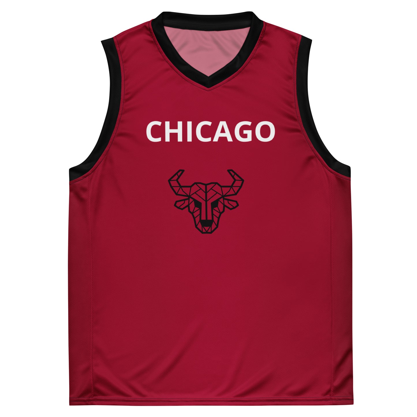 Recycled unisex basketball jersey