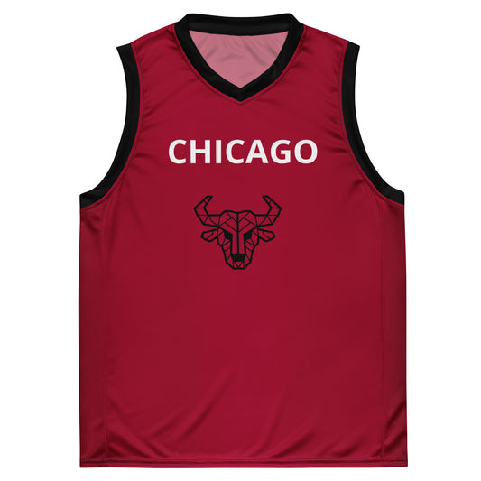 Recycled unisex basketball jersey