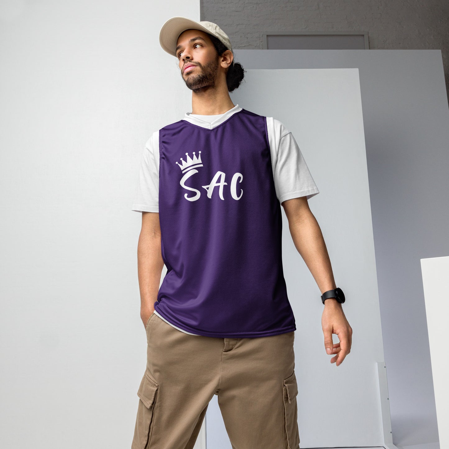 SUPA Recycled unisex basketball jersey