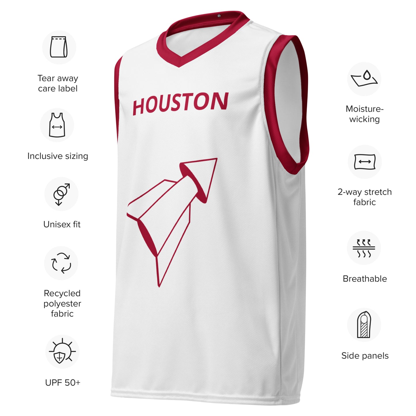 SUPA Recycled unisex basketball jersey