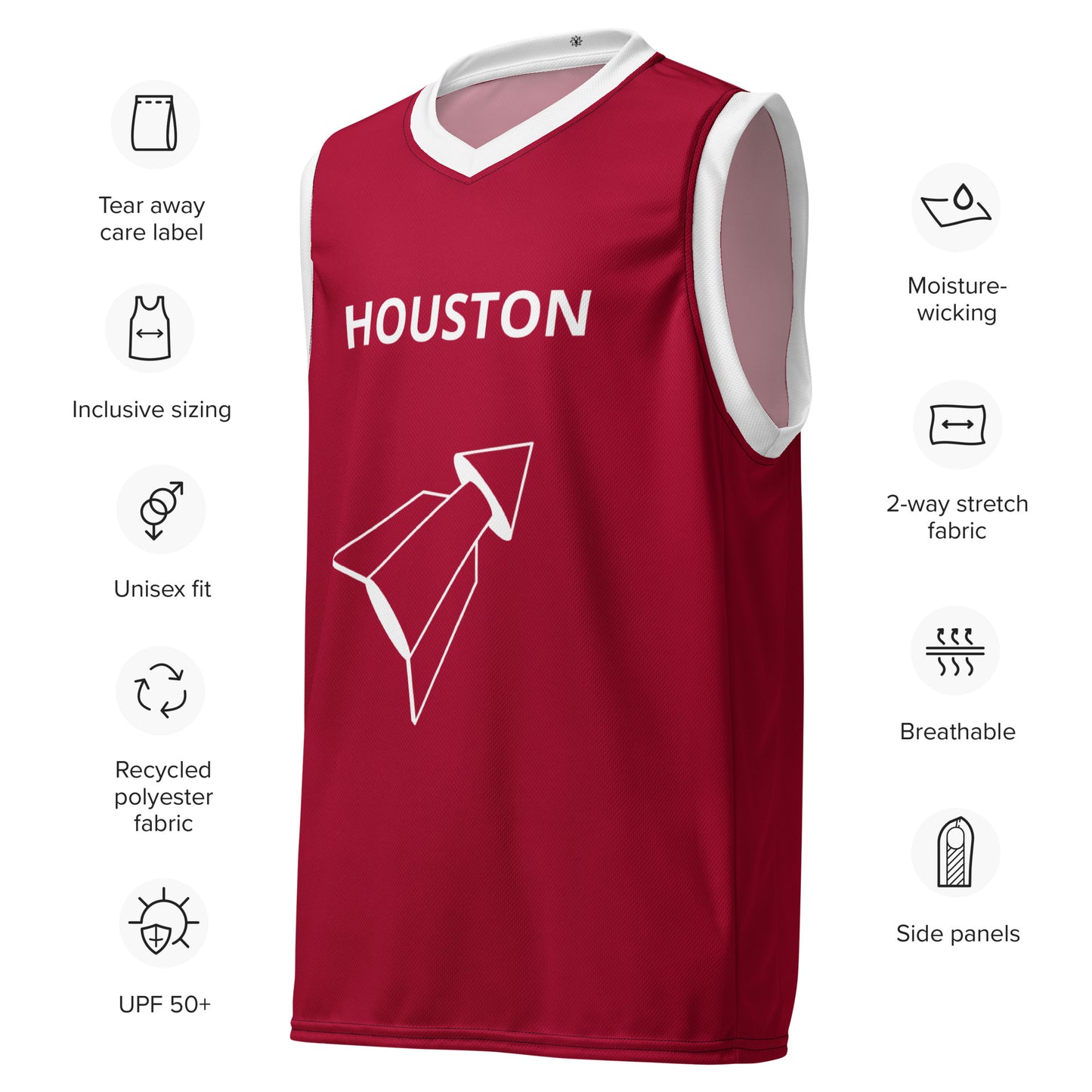 SUPA Recycled unisex basketball jersey
