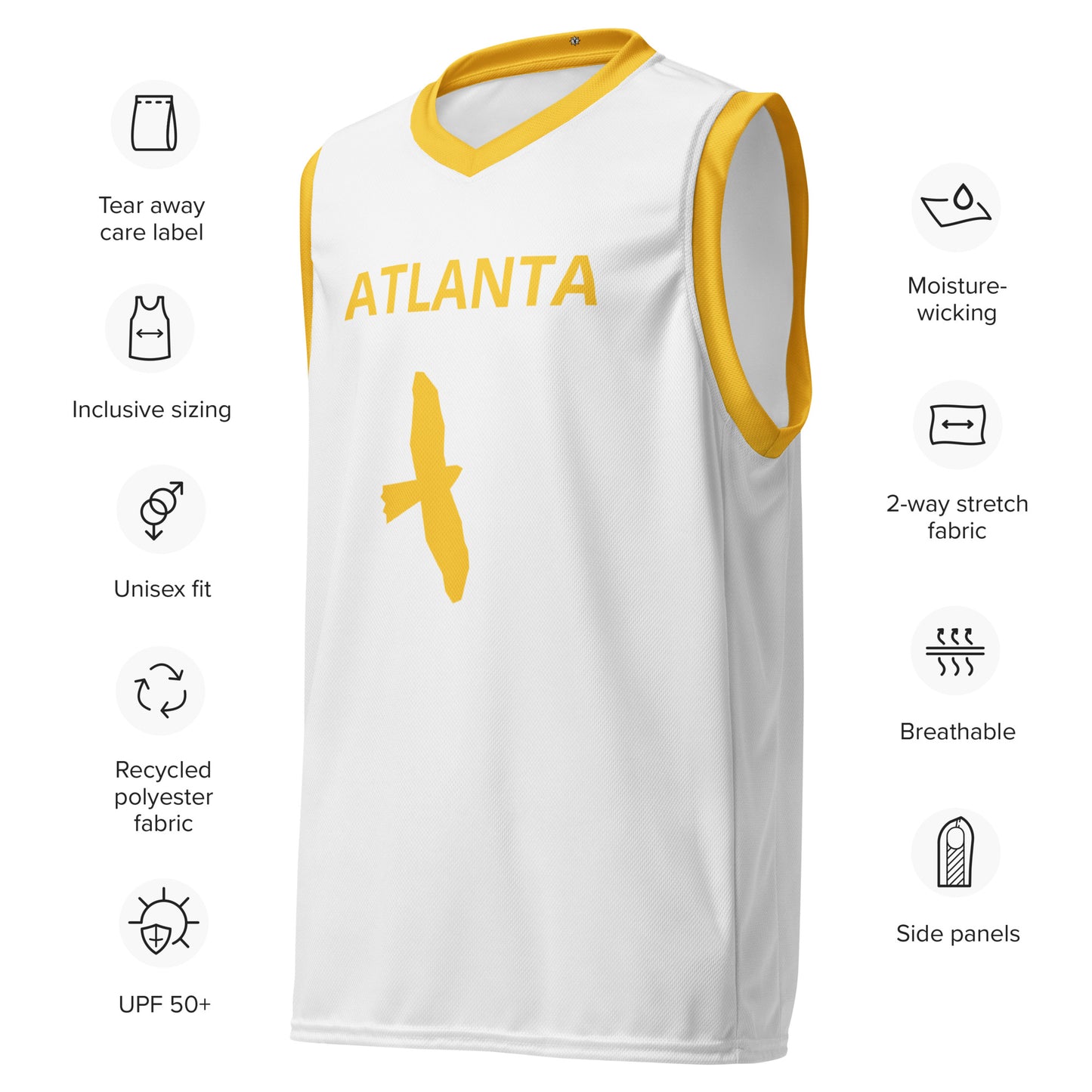 SUPA Recycled unisex basketball jersey