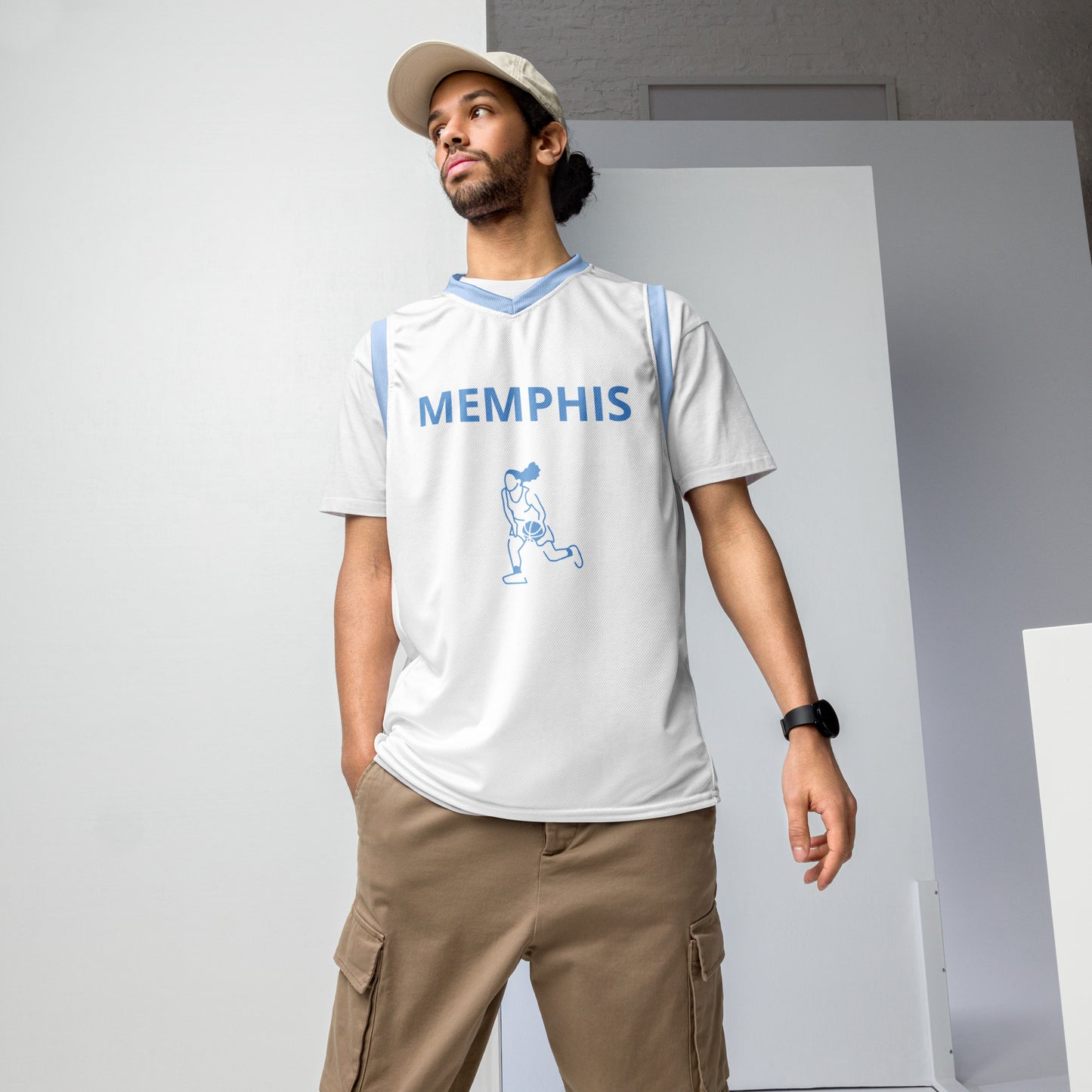 SUPA Recycled unisex basketball jersey