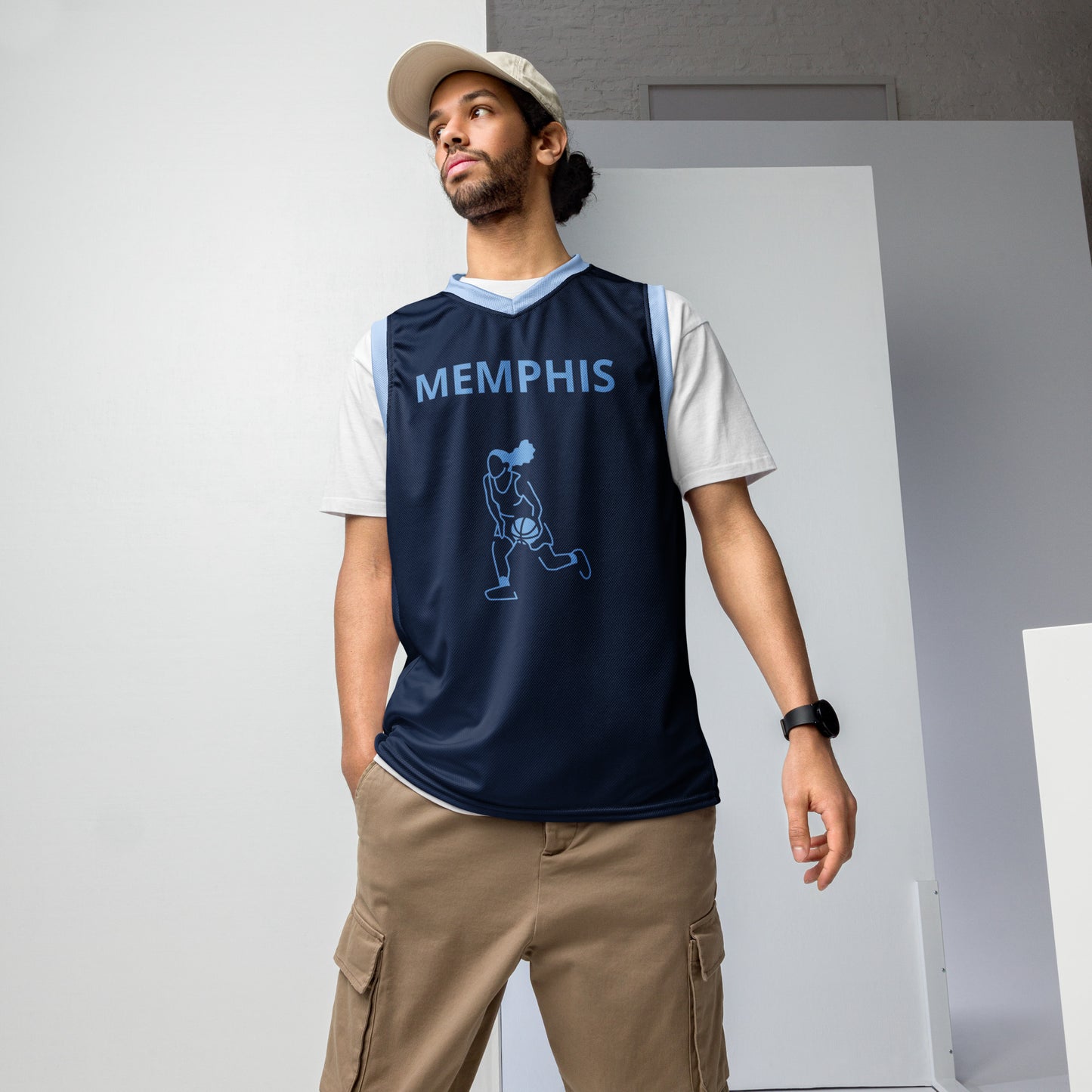 SUPA Recycled unisex basketball jersey