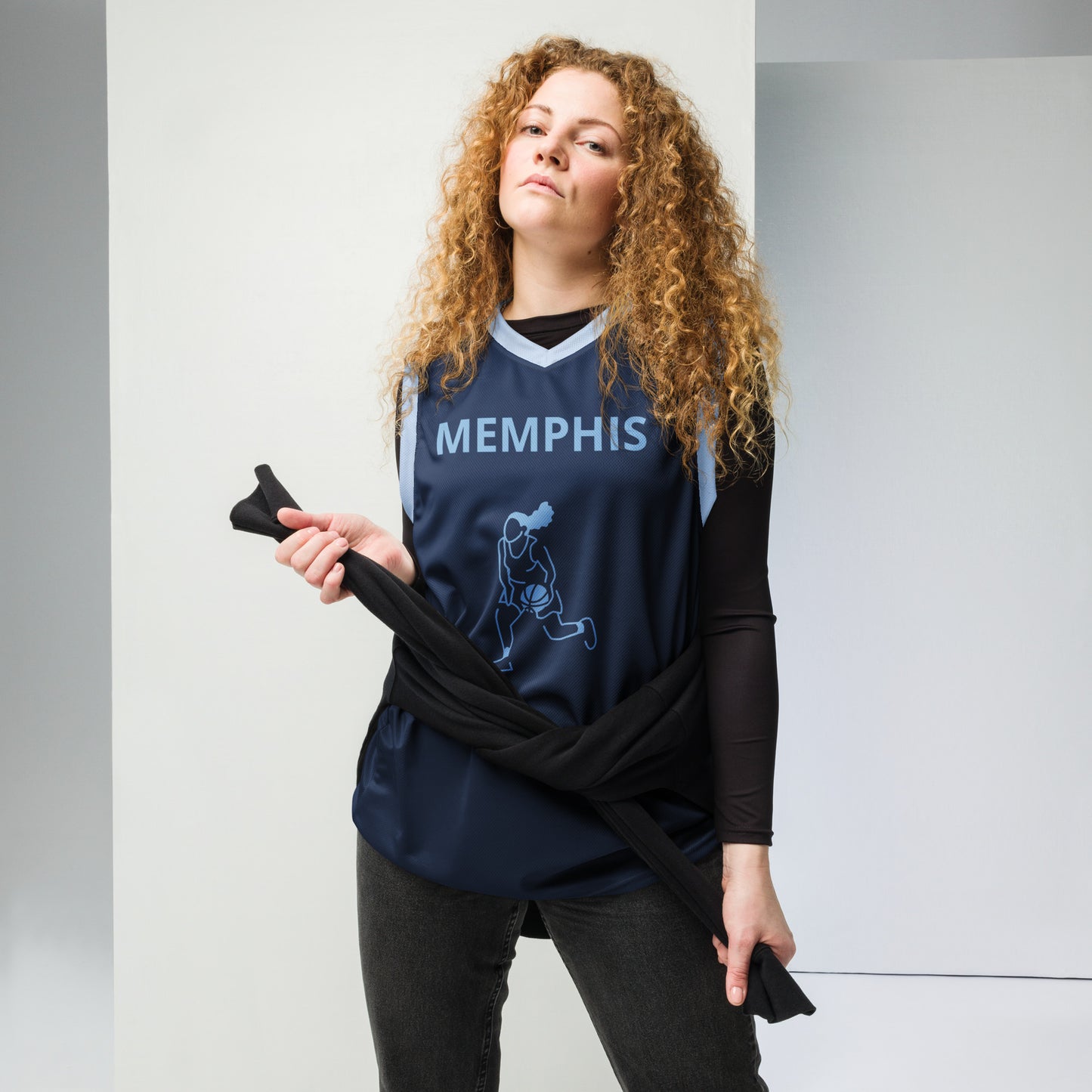 SUPA Recycled unisex basketball jersey