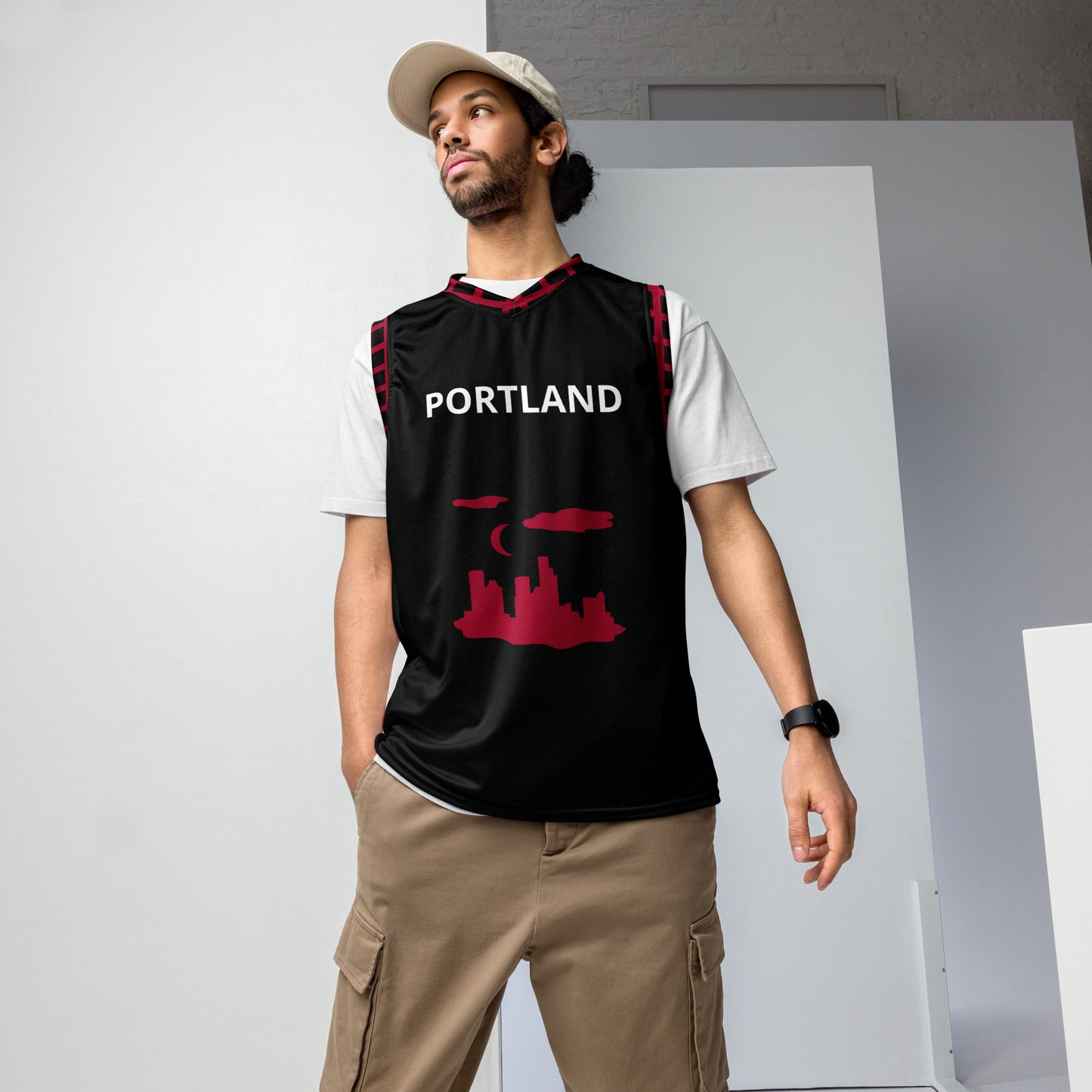 SUPA Recycled unisex basketball jersey