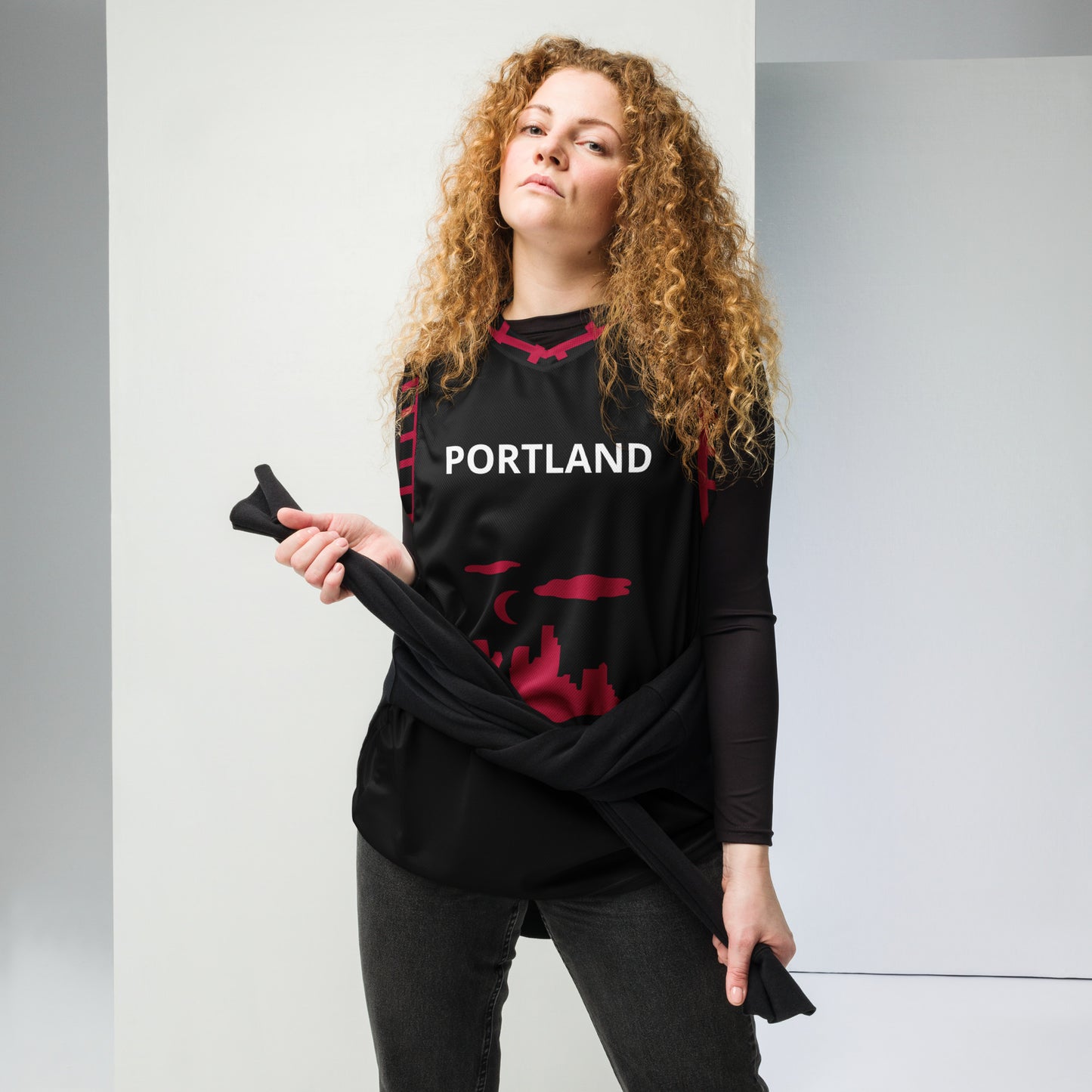 SUPA Recycled unisex basketball jersey