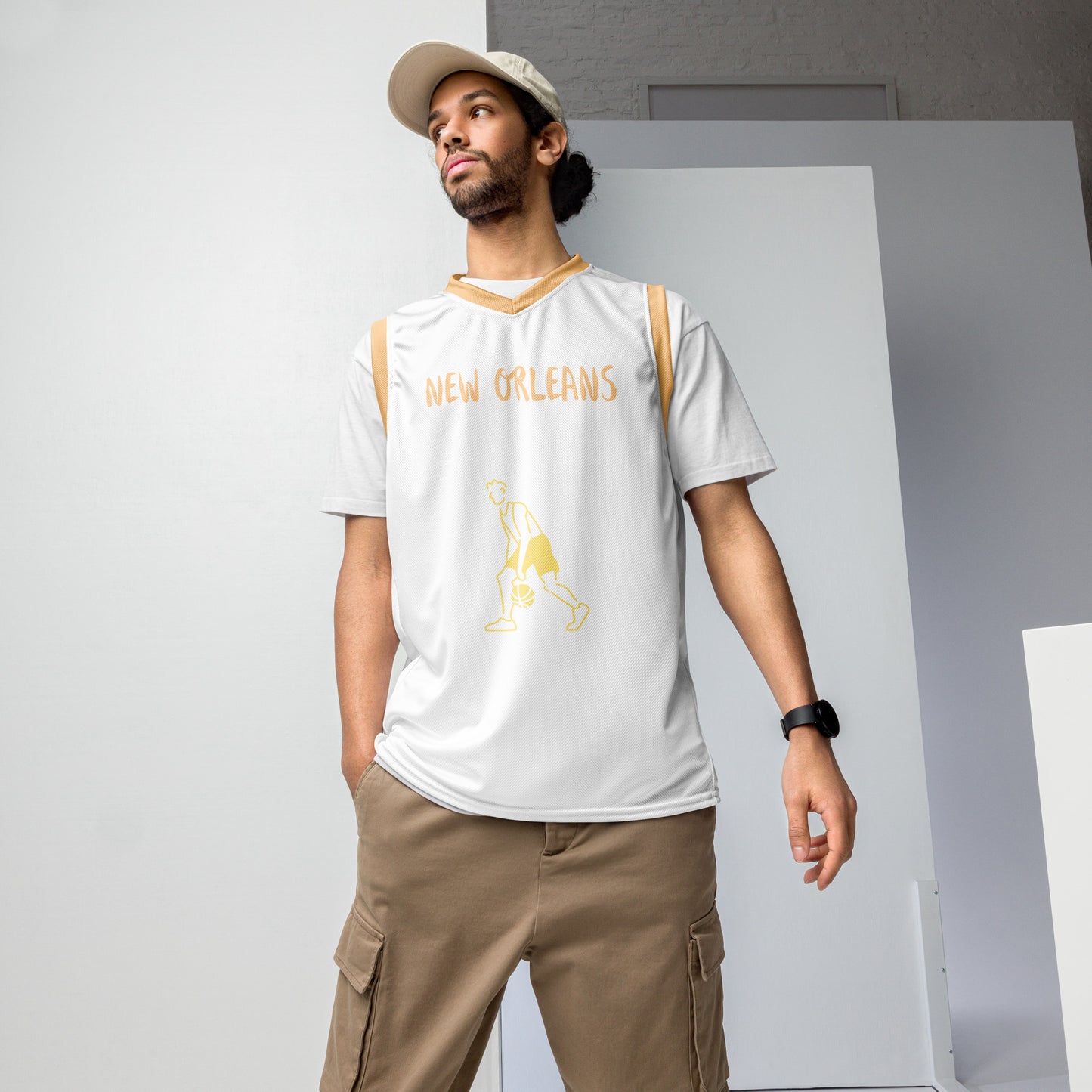 SUPA Recycled unisex basketball jersey