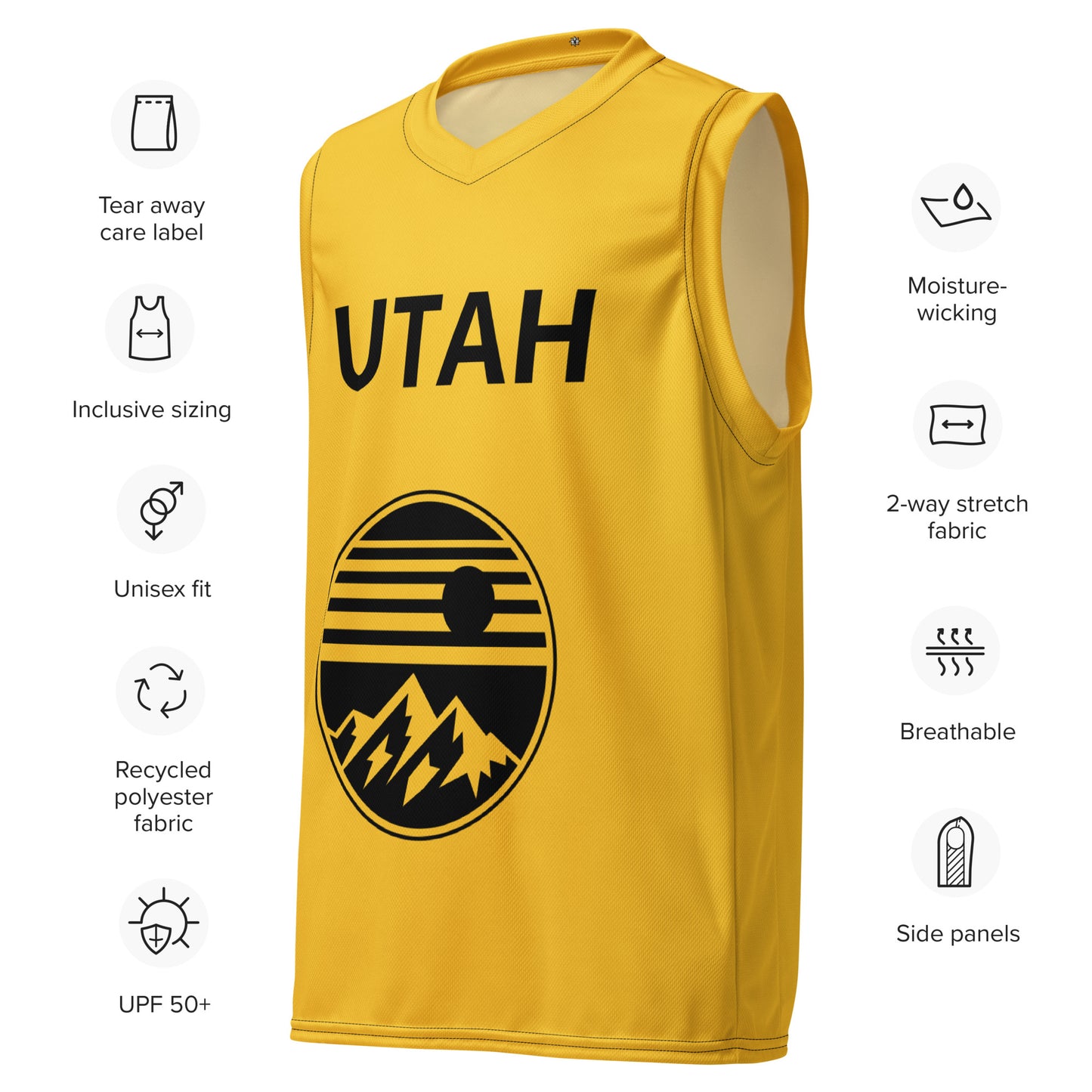 SUPA Recycled unisex basketball jersey