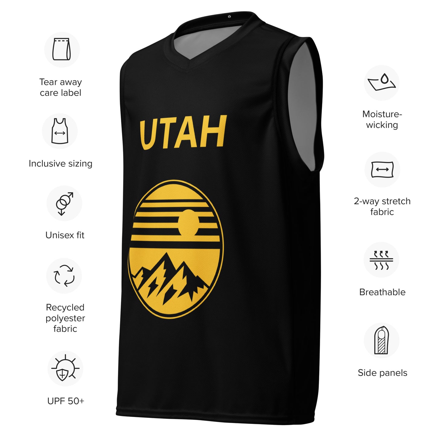 SUPA Recycled unisex basketball jersey