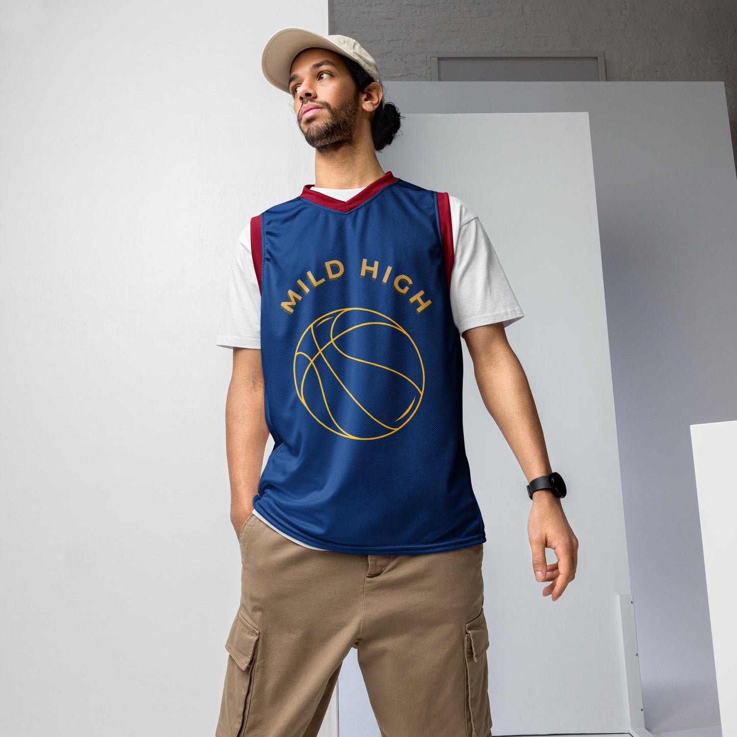 SUPA Recycled unisex basketball jersey