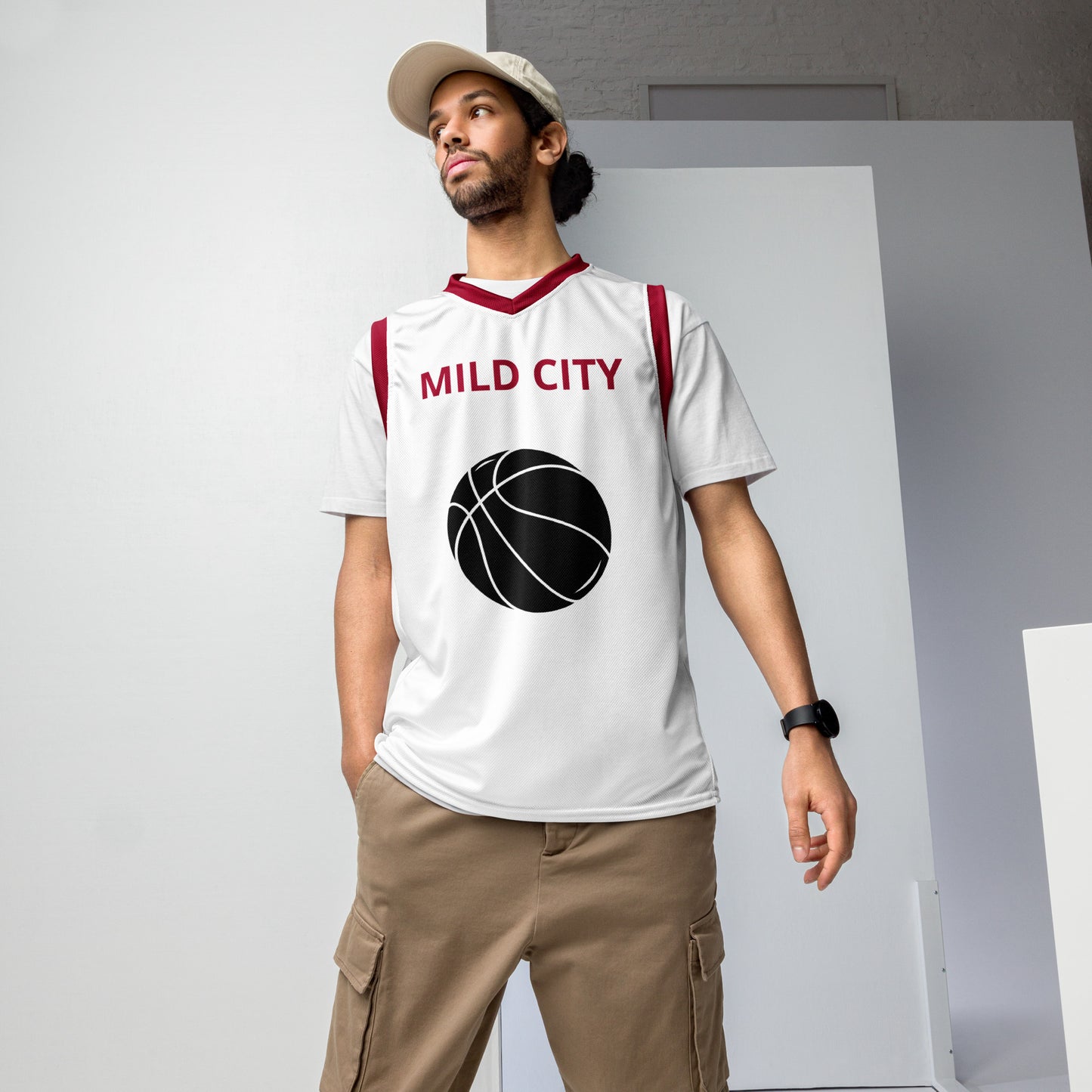 SUPA Recycled unisex basketball jersey