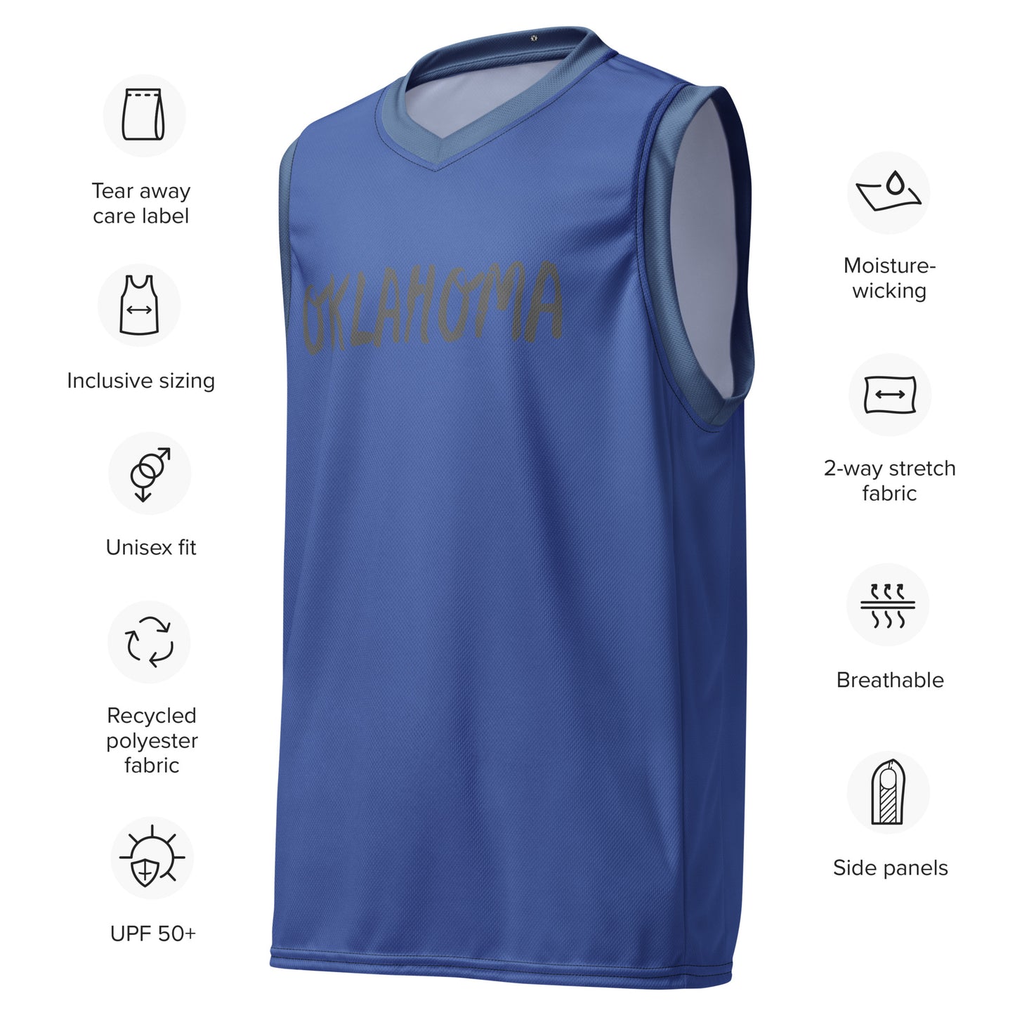 SUPA Recycled unisex basketball jersey