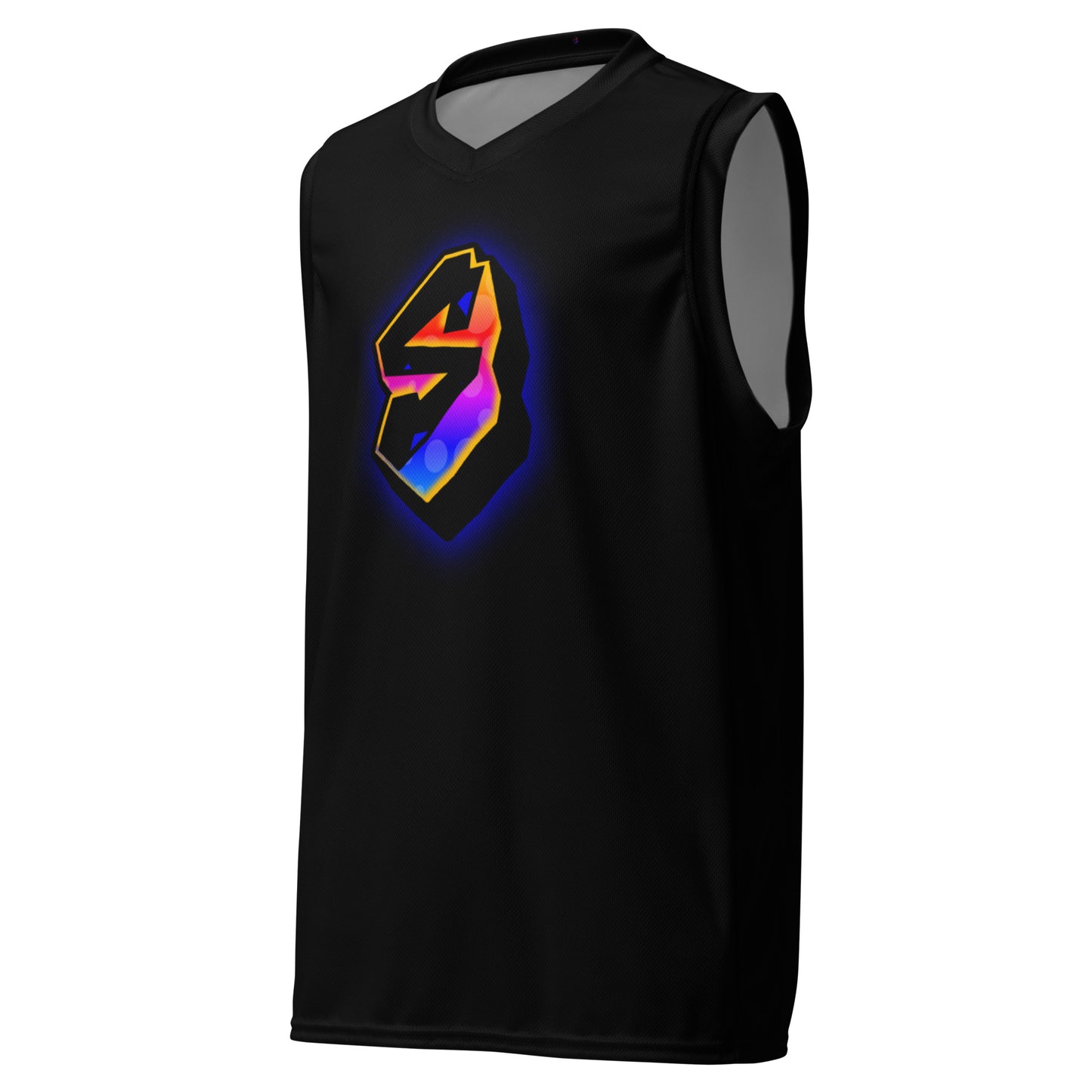 DALEAGUERAINBOWRecycled unisex basketball jersey