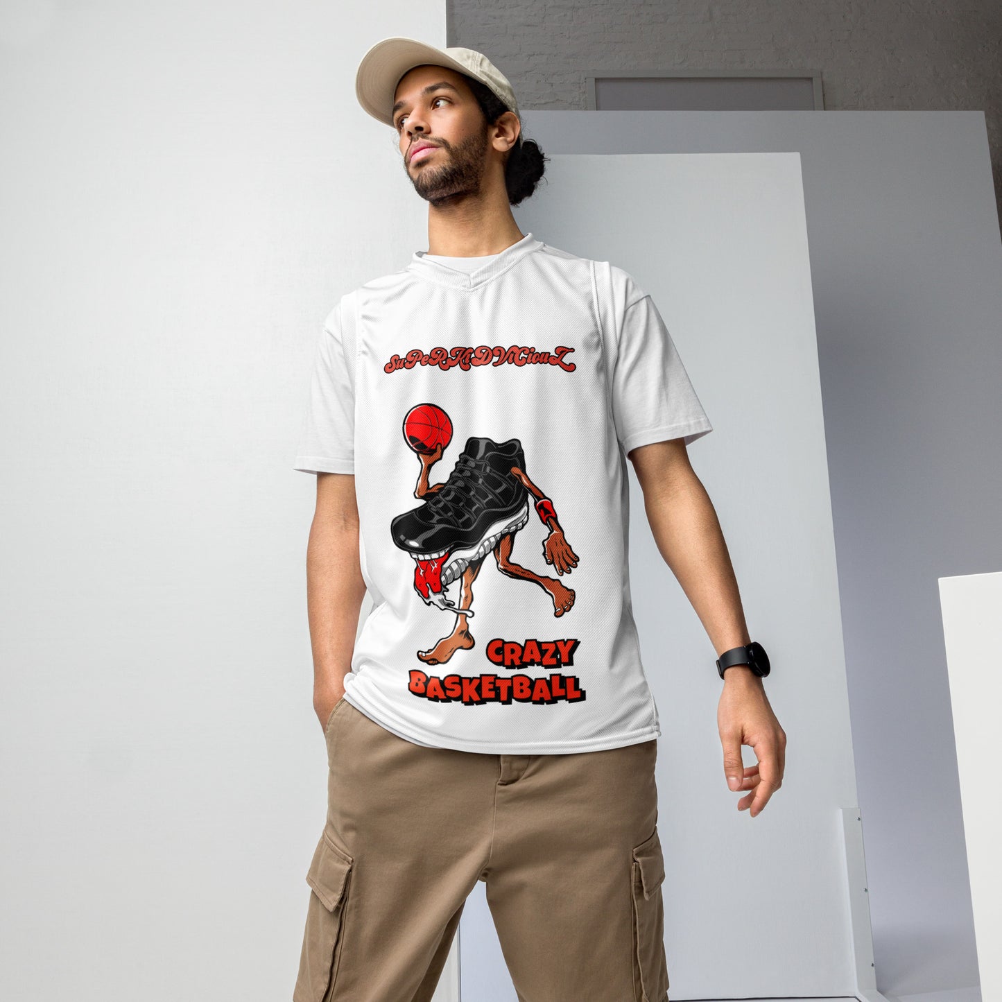 supacrazybasketballRecycled unisex basketball jersey