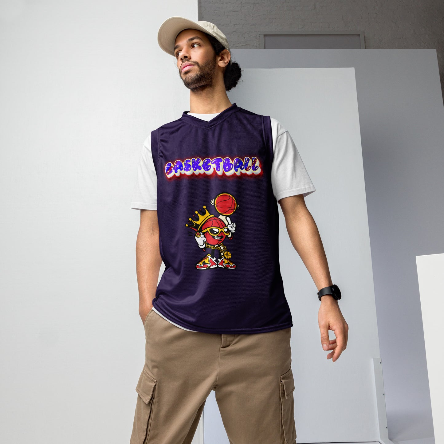 SUPA Recycled unisex basketball jersey